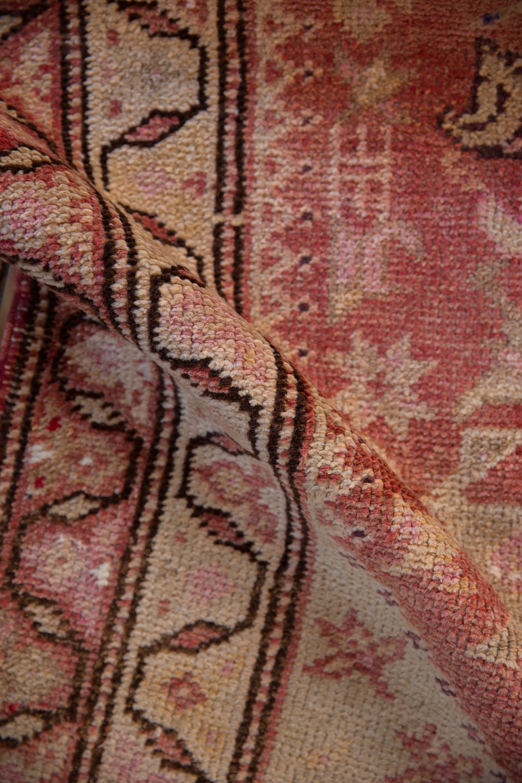 3x13.5 Vintage Distressed Kurd Rug Runner // ONH Item 10211 Image 7