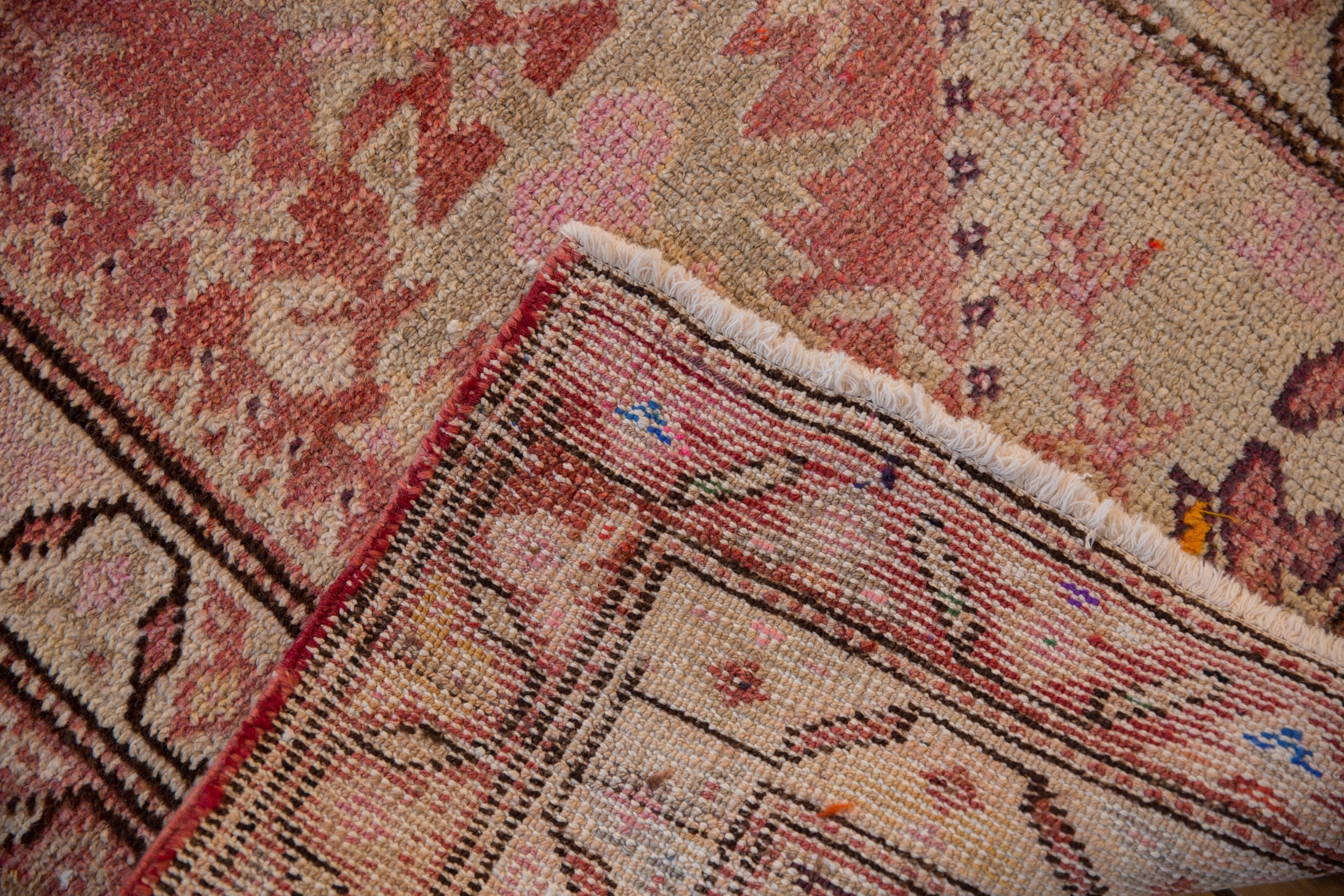 3x13.5 Vintage Distressed Kurd Rug Runner // ONH Item 10211 Image 8