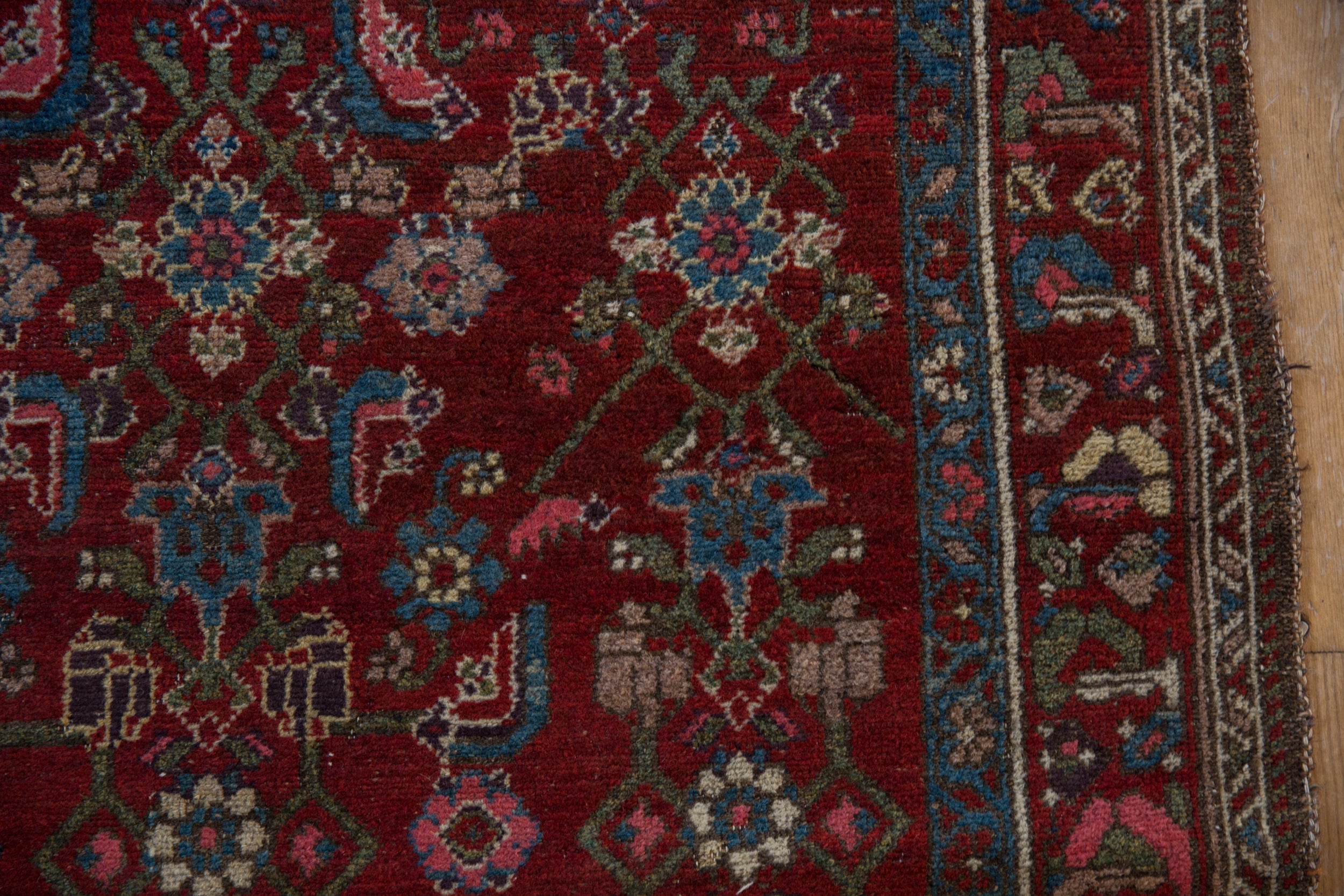4x5.5 Vintage Kurdish Hamadan Rug // ONH Item 10257 Image 4