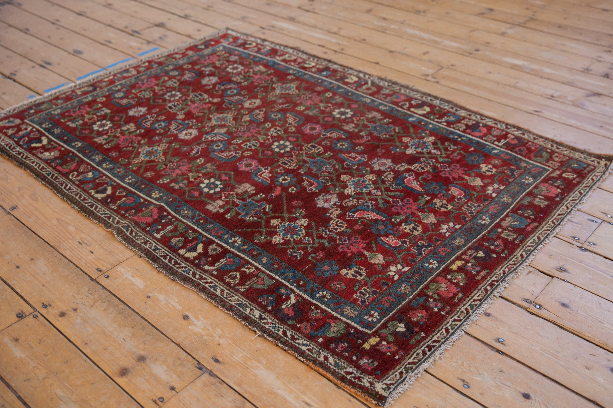 4x5.5 Vintage Kurdish Hamadan Rug // ONH Item 10257 Image 5