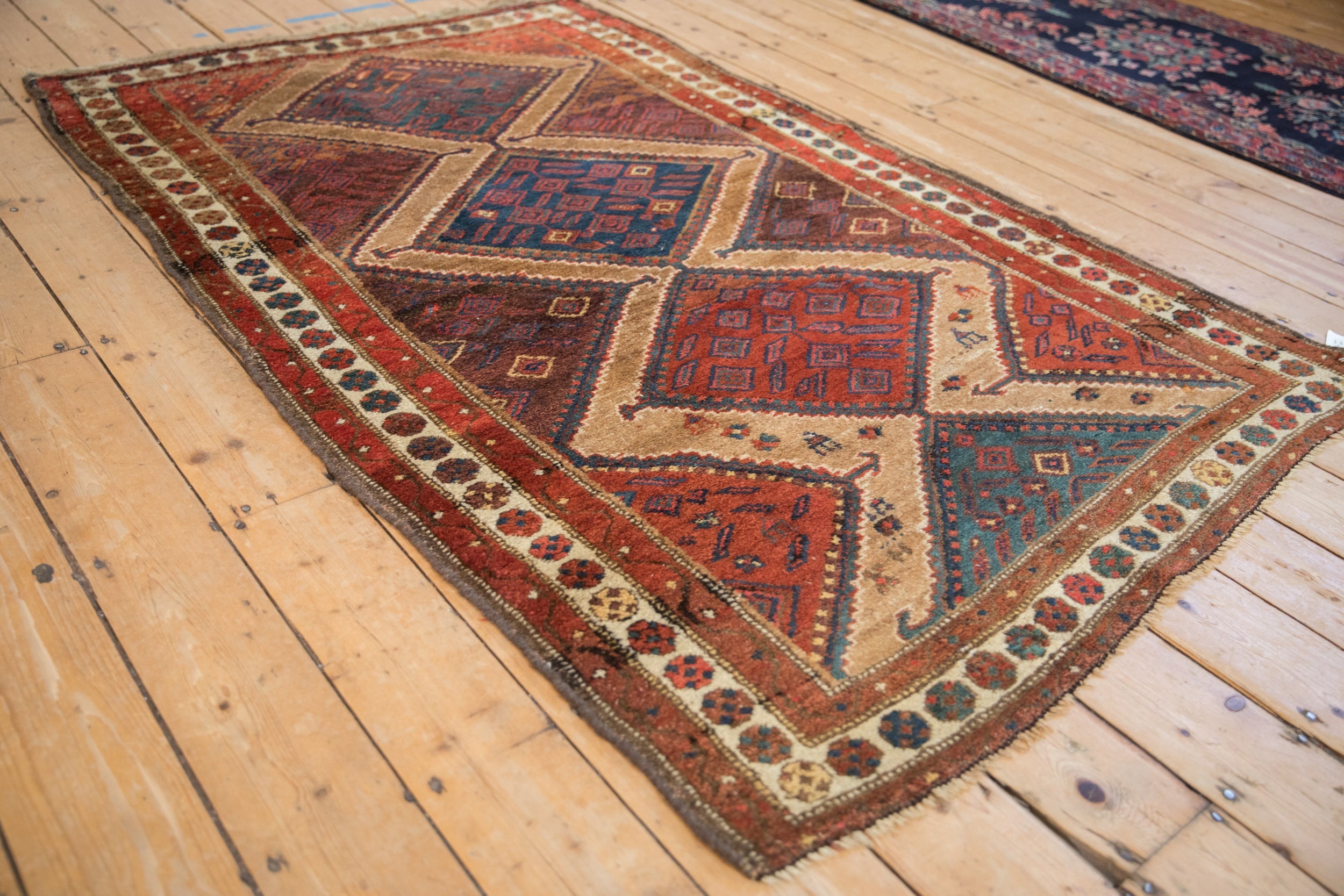 Antique Fine Hamadan Rug // ONH Item: 10260, Image 3
