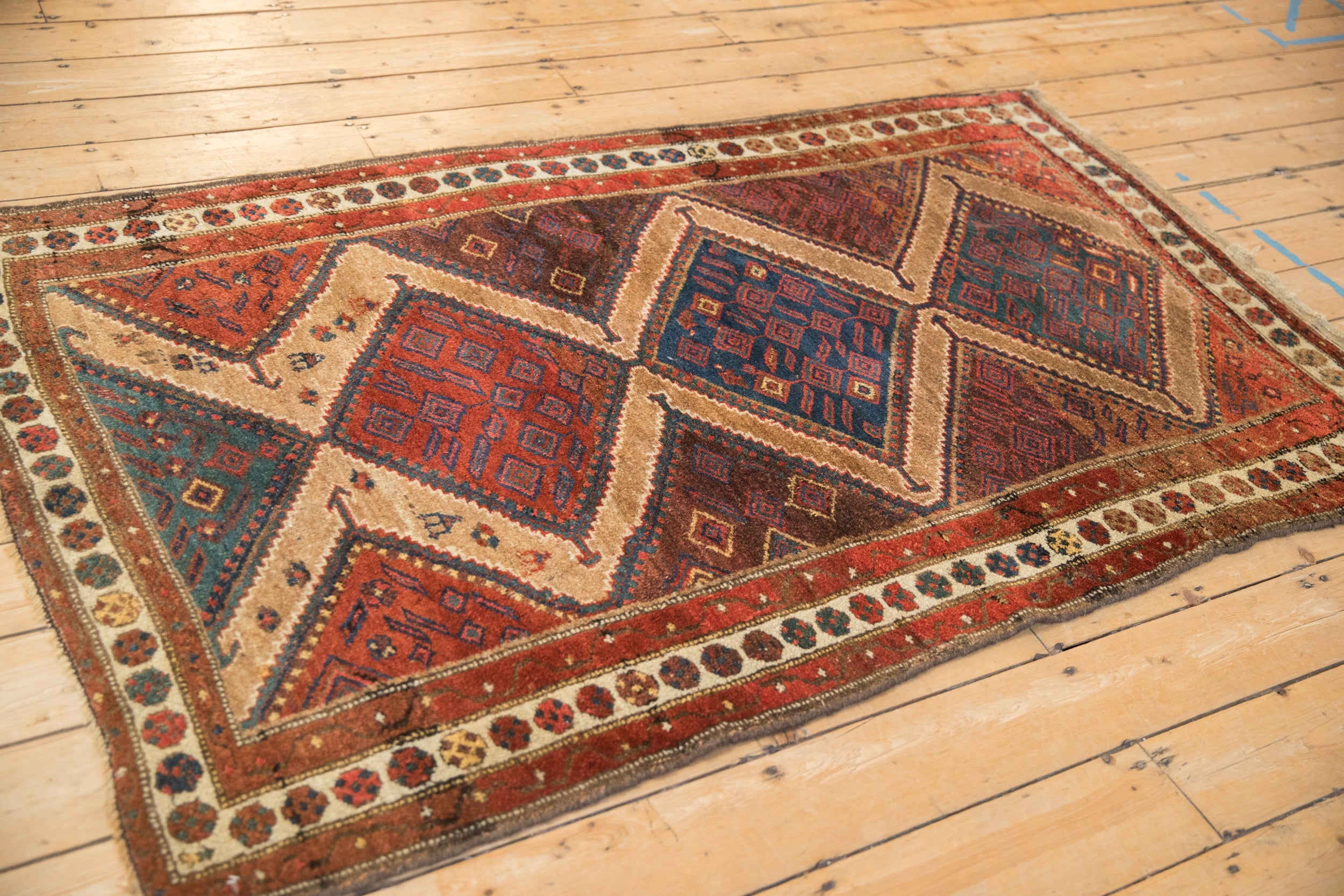 Antique Fine Hamadan Rug // ONH Item: 10260, Image 6