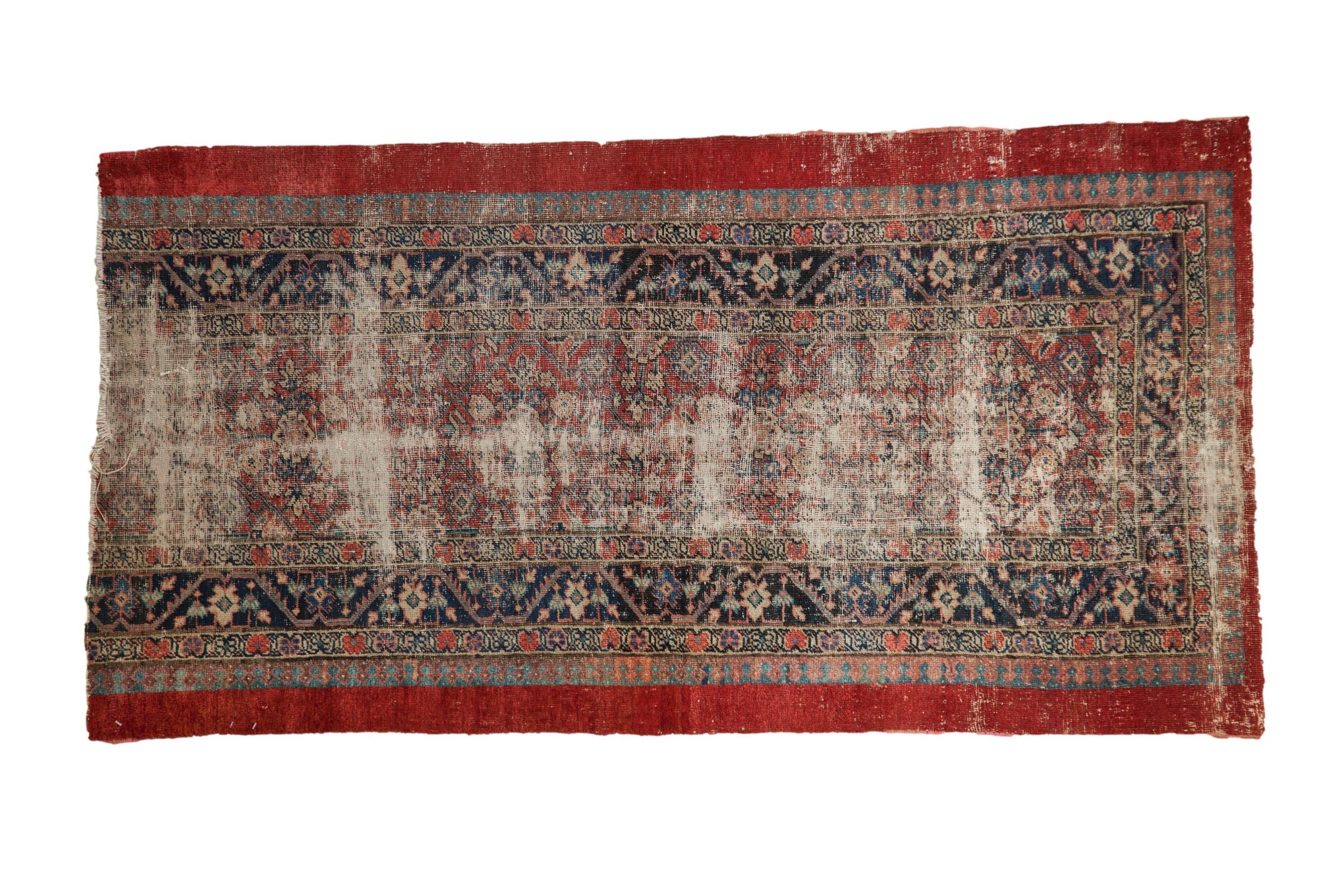 2.5x5.5 Antique Fine Fragment Serab Rug Runner // ONH Item 10267