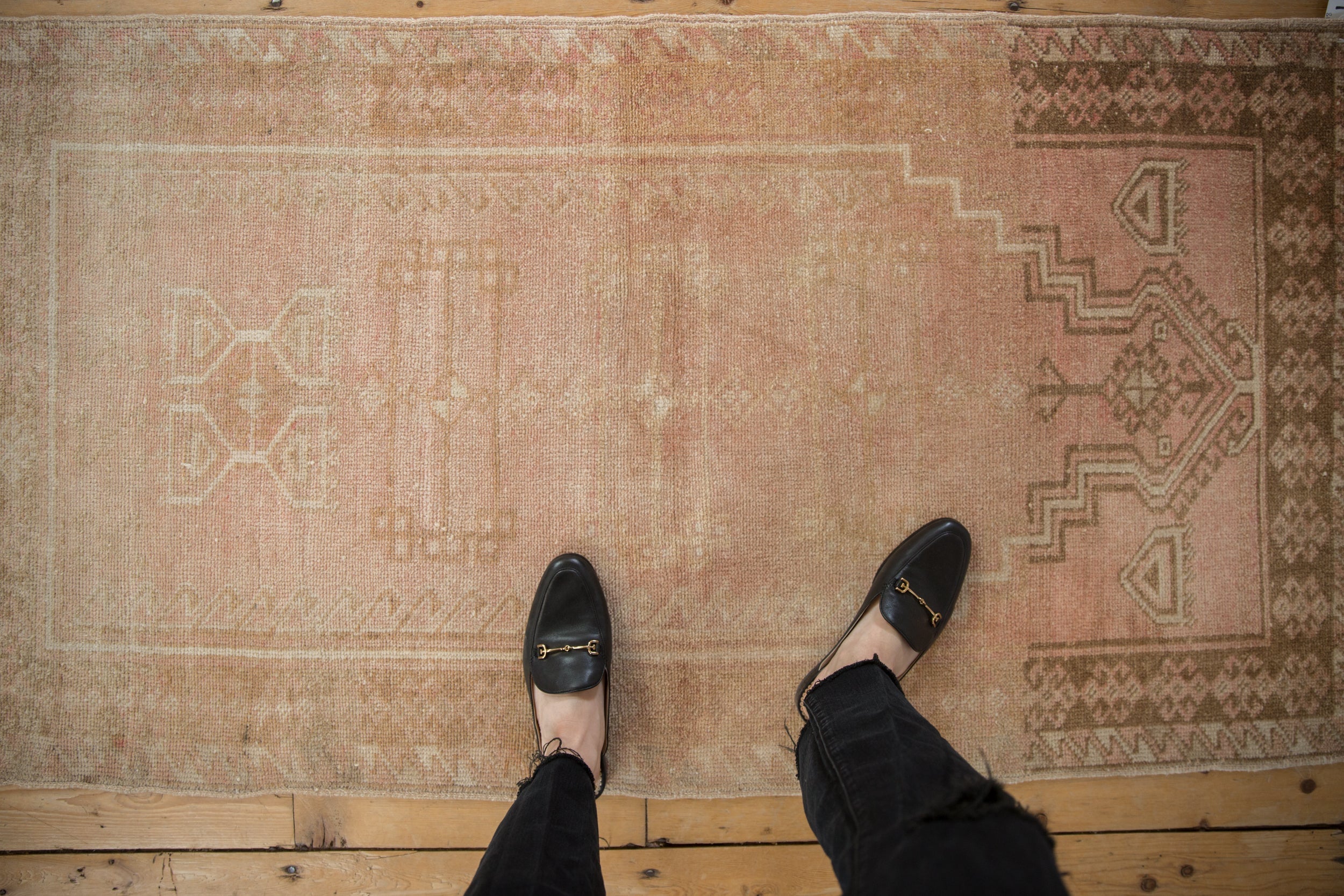 3x5.5 Vintage Distressed Oushak Rug // ONH Item 10378 Image 1