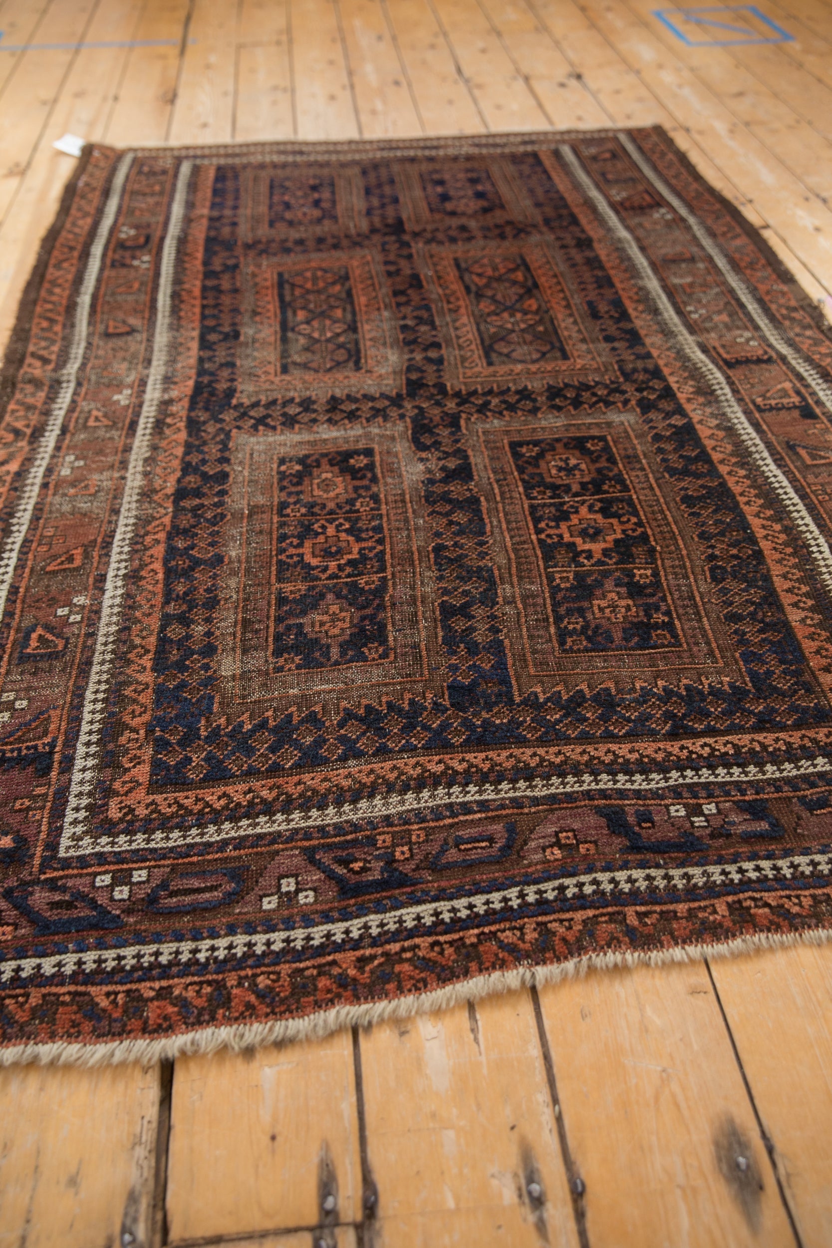 4x6.5 Vintage Belouch Rug // ONH Item 10424 Image 3