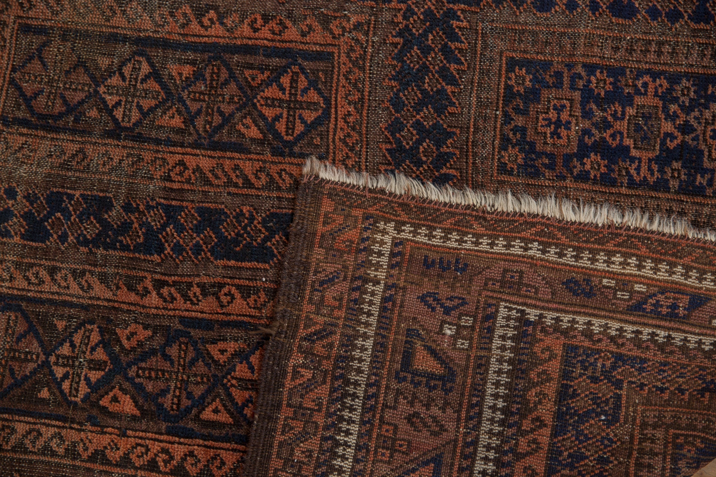 4x6.5 Vintage Belouch Rug // ONH Item 10424 Image 10