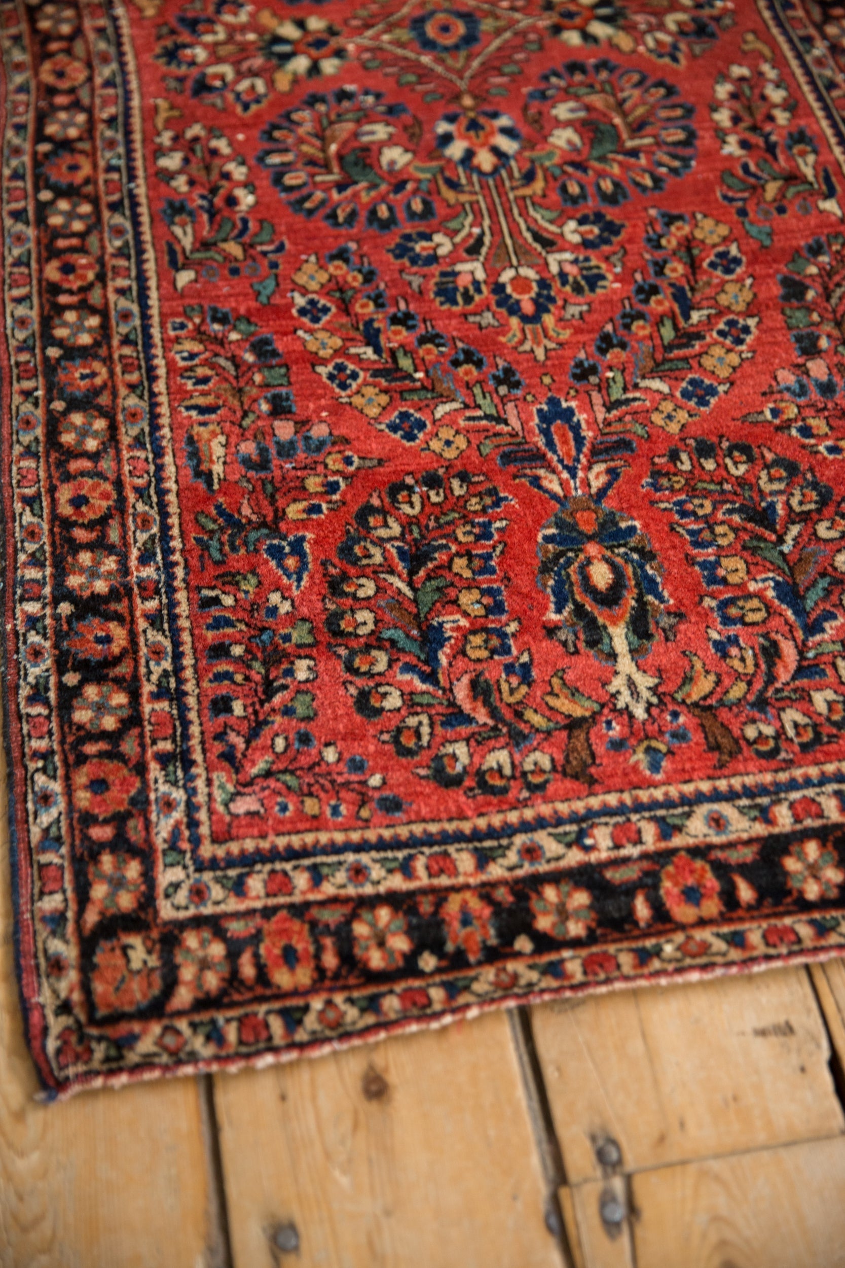 2x4.5 Vintage German Sarouk Rug Runner // ONH Item 10672 Image 3