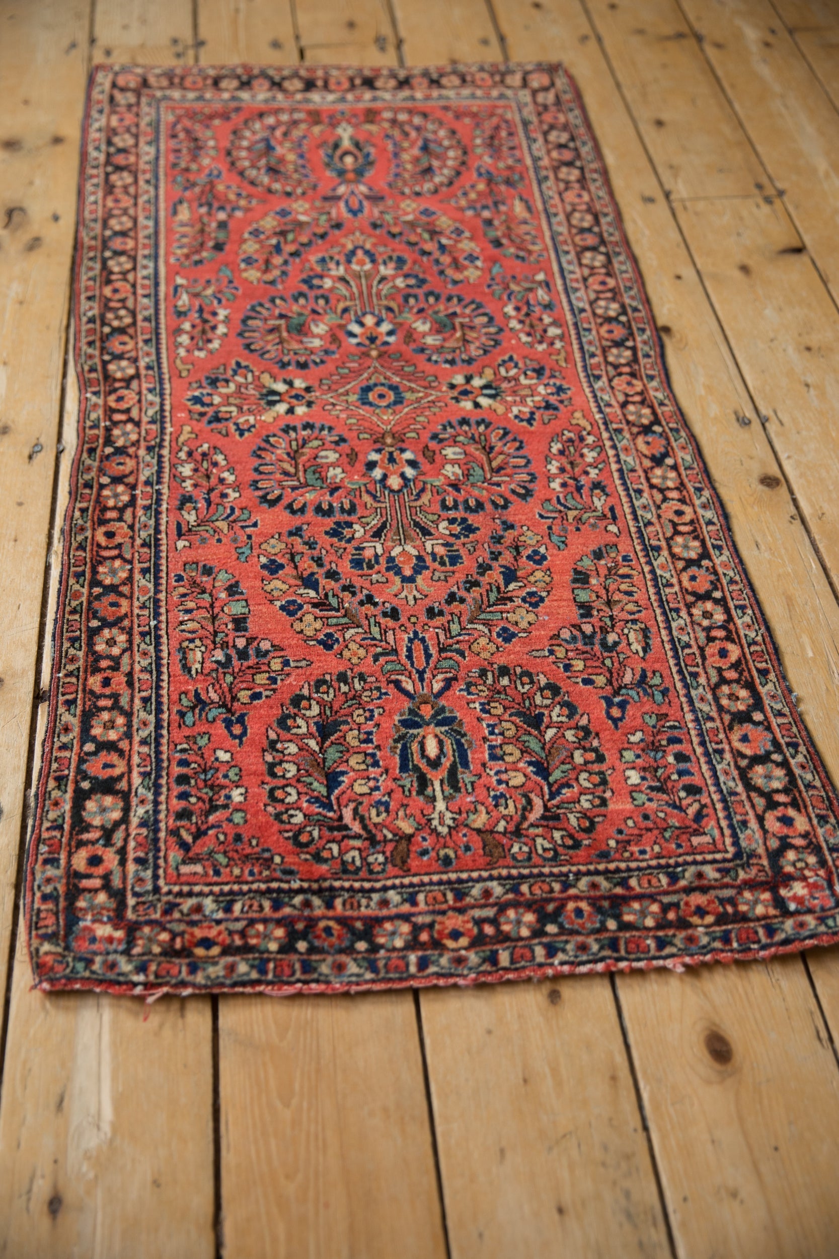 2x4.5 Vintage German Sarouk Rug Runner // ONH Item 10672 Image 4
