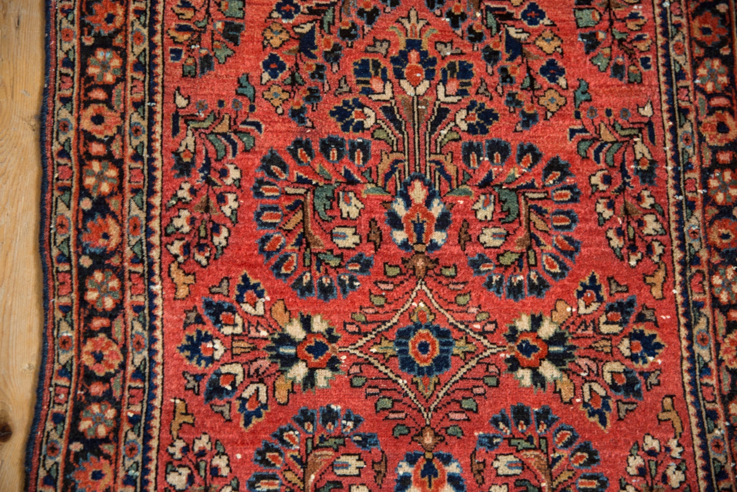 2x4.5 Vintage German Sarouk Rug Runner // ONH Item 10672 Image 8