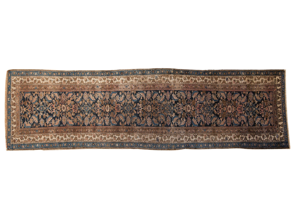 3x11 Vintage Fine Hamadan Rug Runner // ONH Item 10881