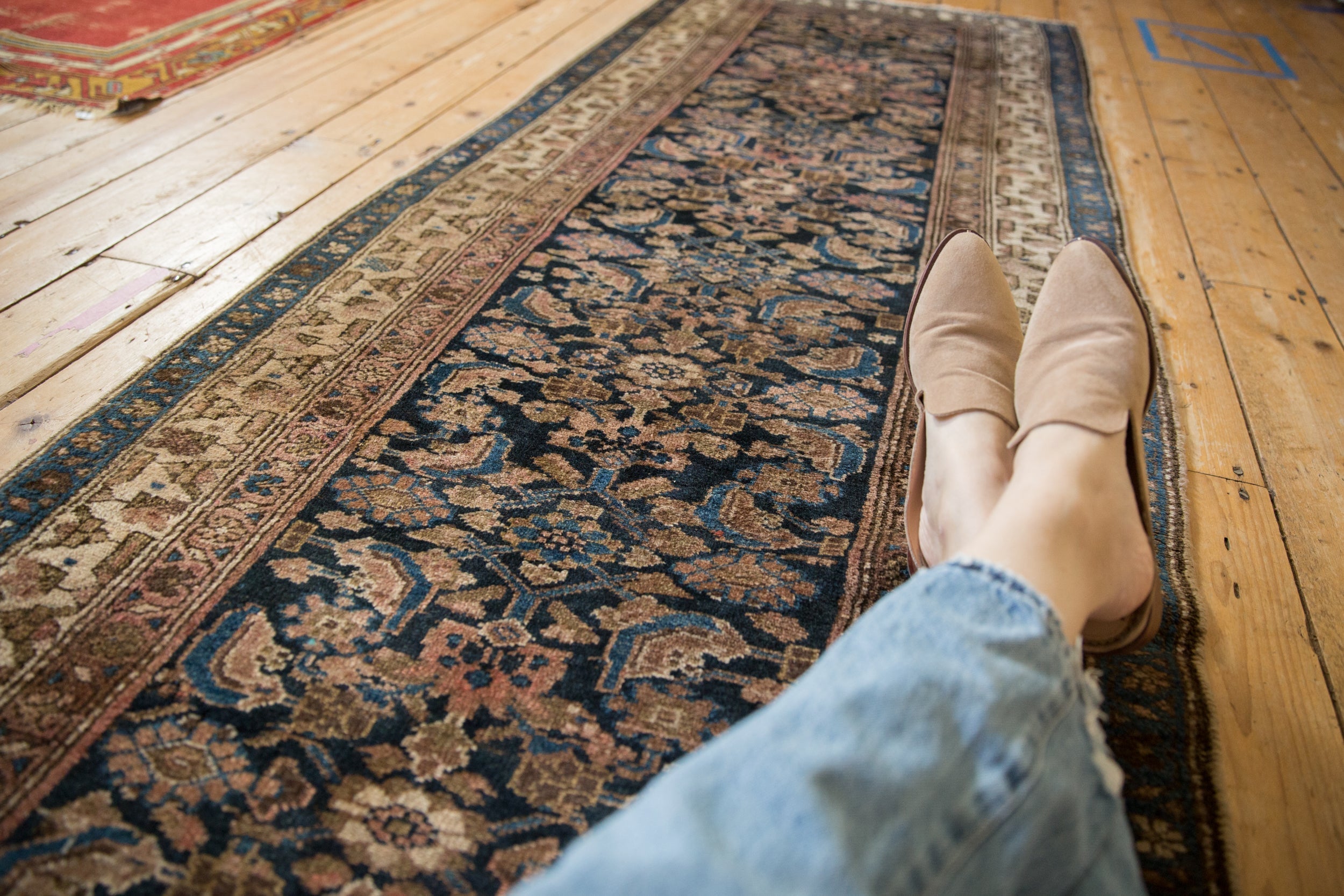 3x11 Vintage Fine Hamadan Rug Runner // ONH Item 10881 Image 1