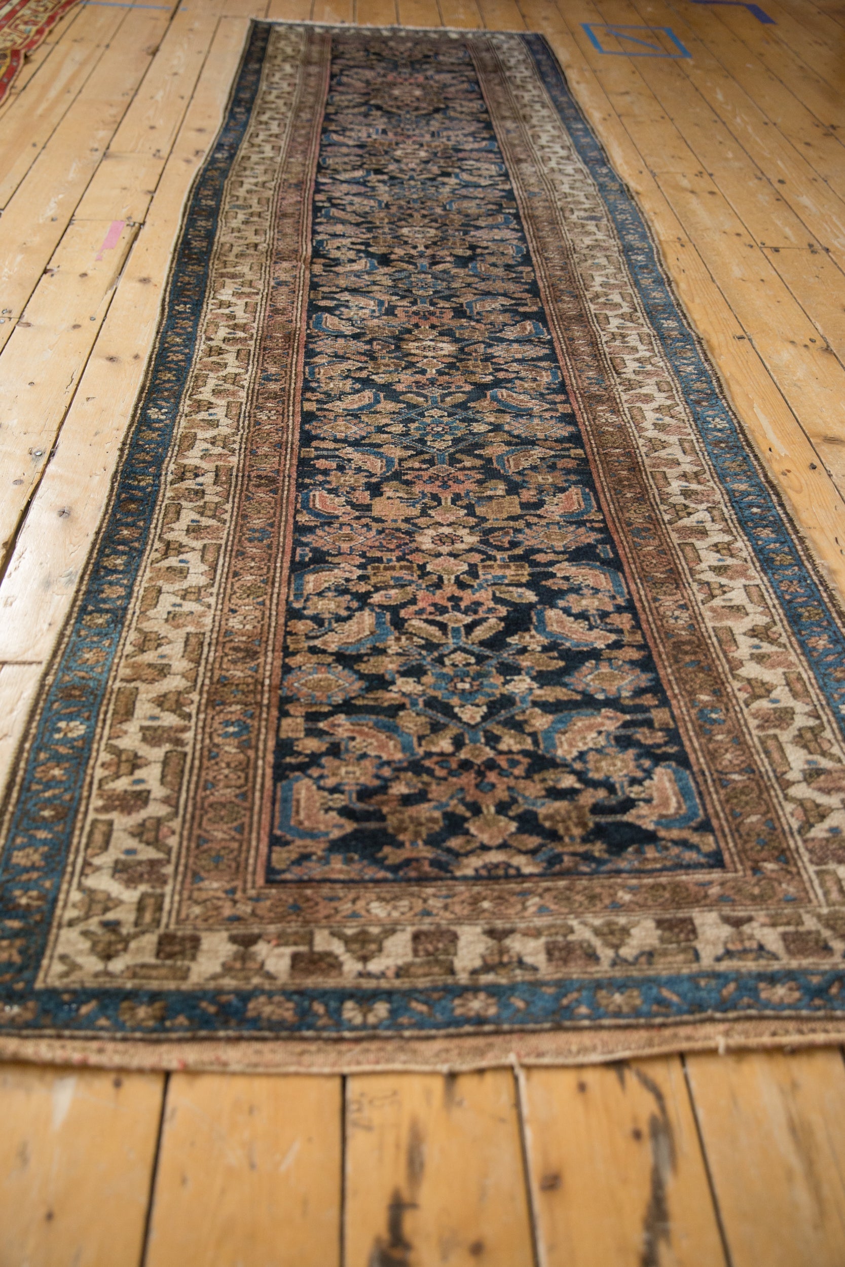 3x11 Vintage Fine Hamadan Rug Runner // ONH Item 10881 Image 6