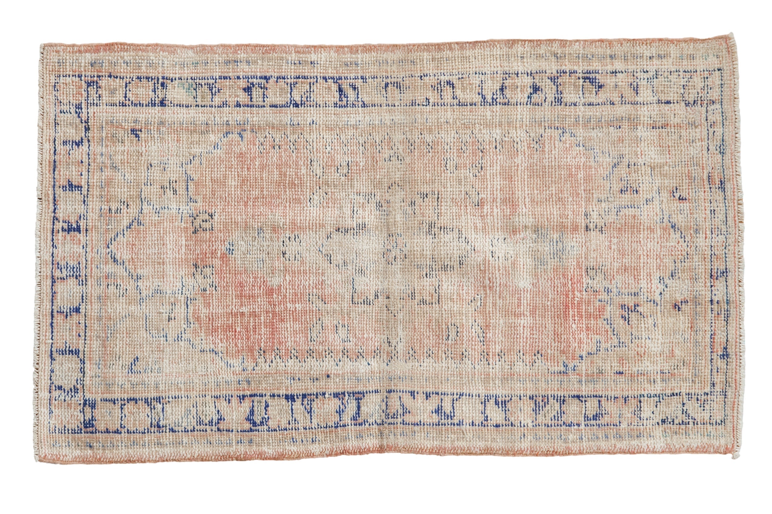 2.5x4.5 Vintage Distressed Oushak Rug // ONH Item 10903