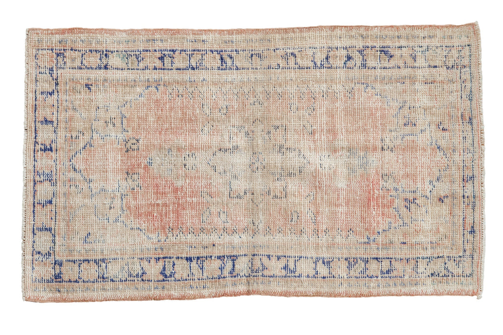 2.5x4.5 Vintage Distressed Oushak Rug // ONH Item 10903