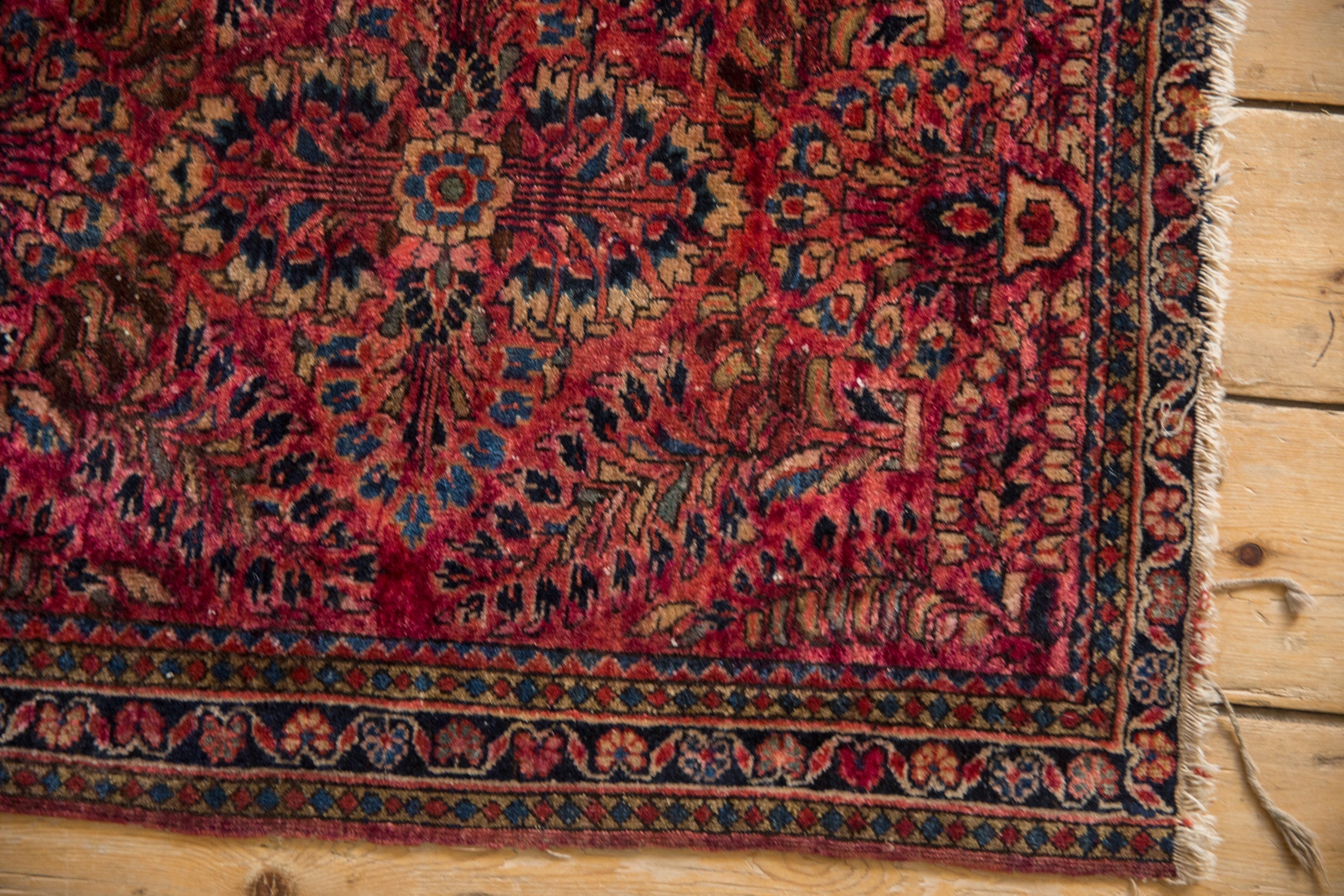 2x2.5 Vintage Fine American Sarouk Square Rug Mat // ONH Item 10905 Image 3