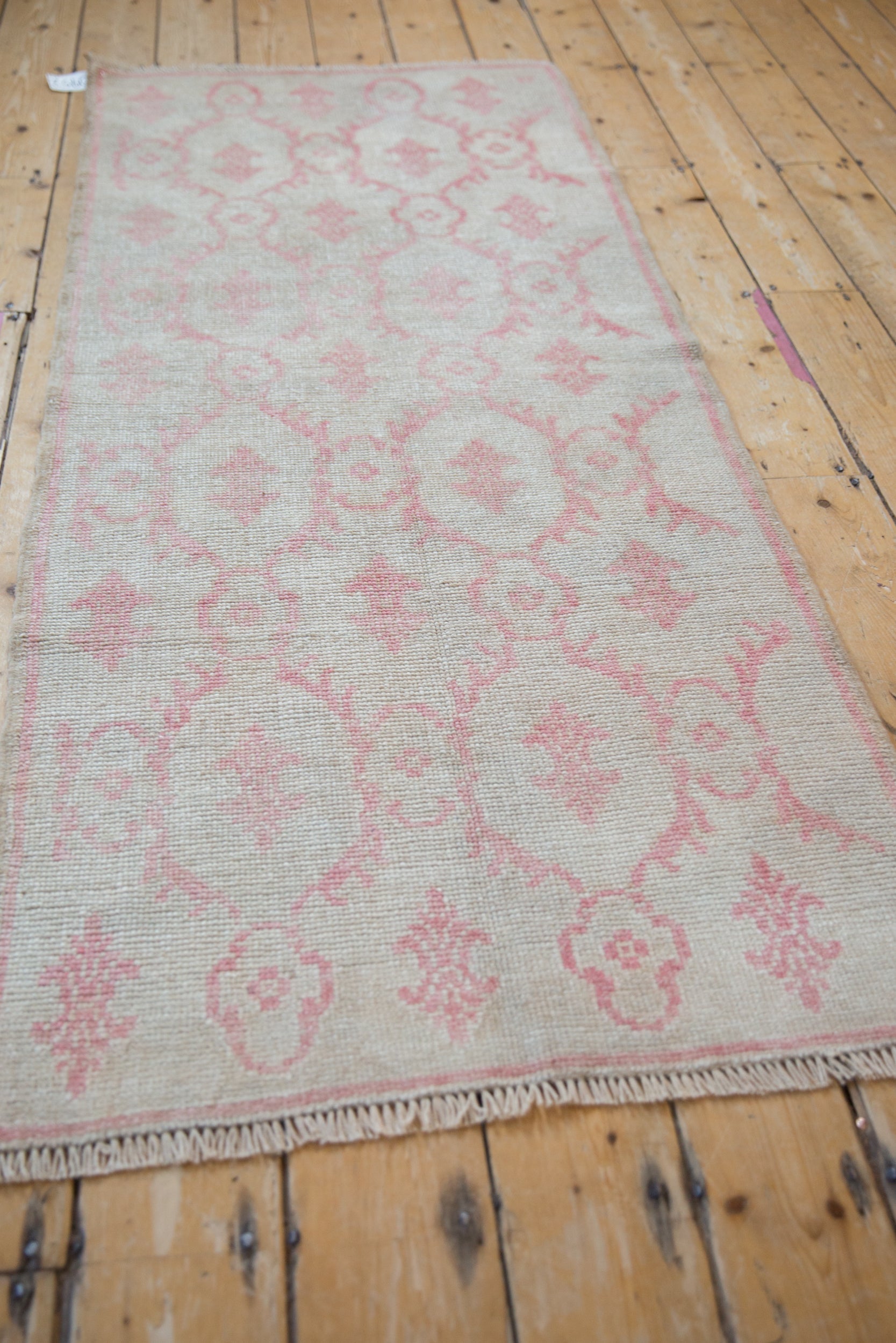 2.5x6.5 Vintage Distressed Oushak Rug Runner // ONH Item 10952 Image 3