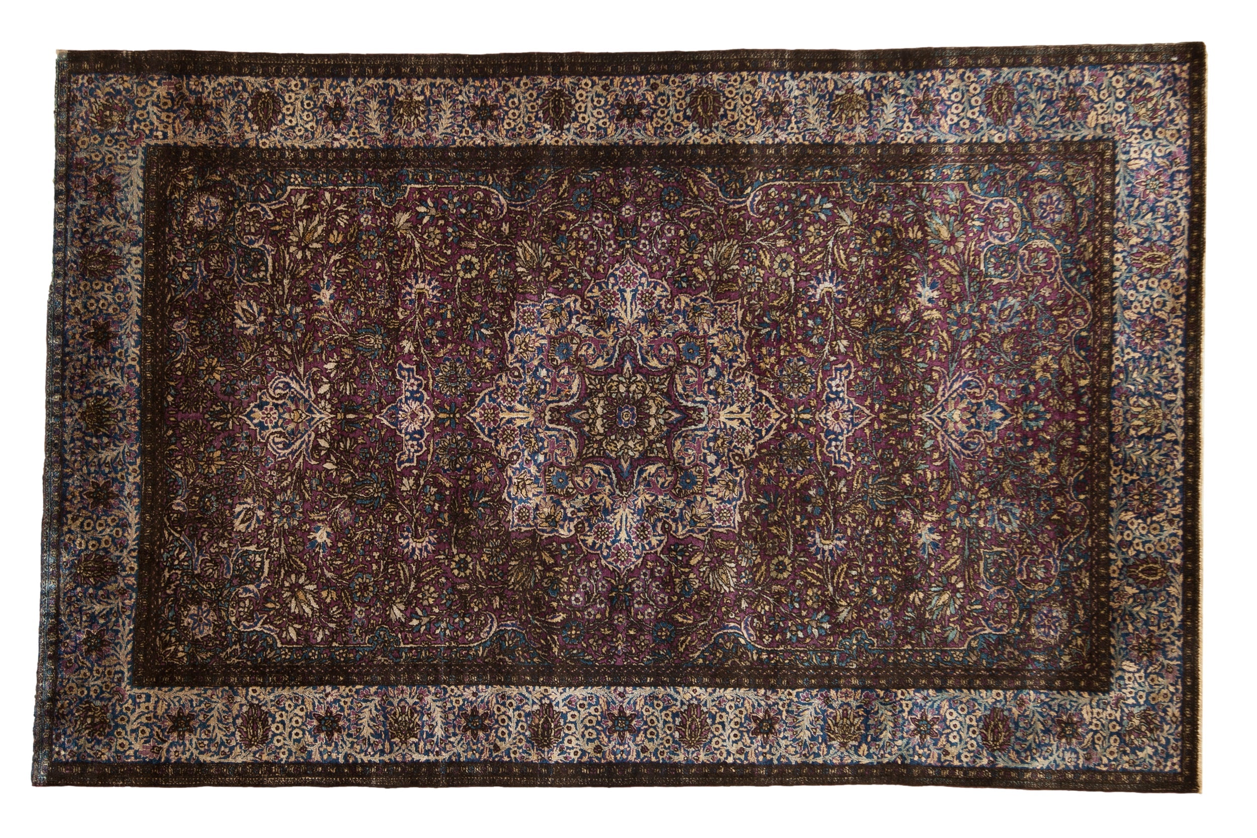 4x7 Antique Silk Kashan Rug // ONH Item: 1118