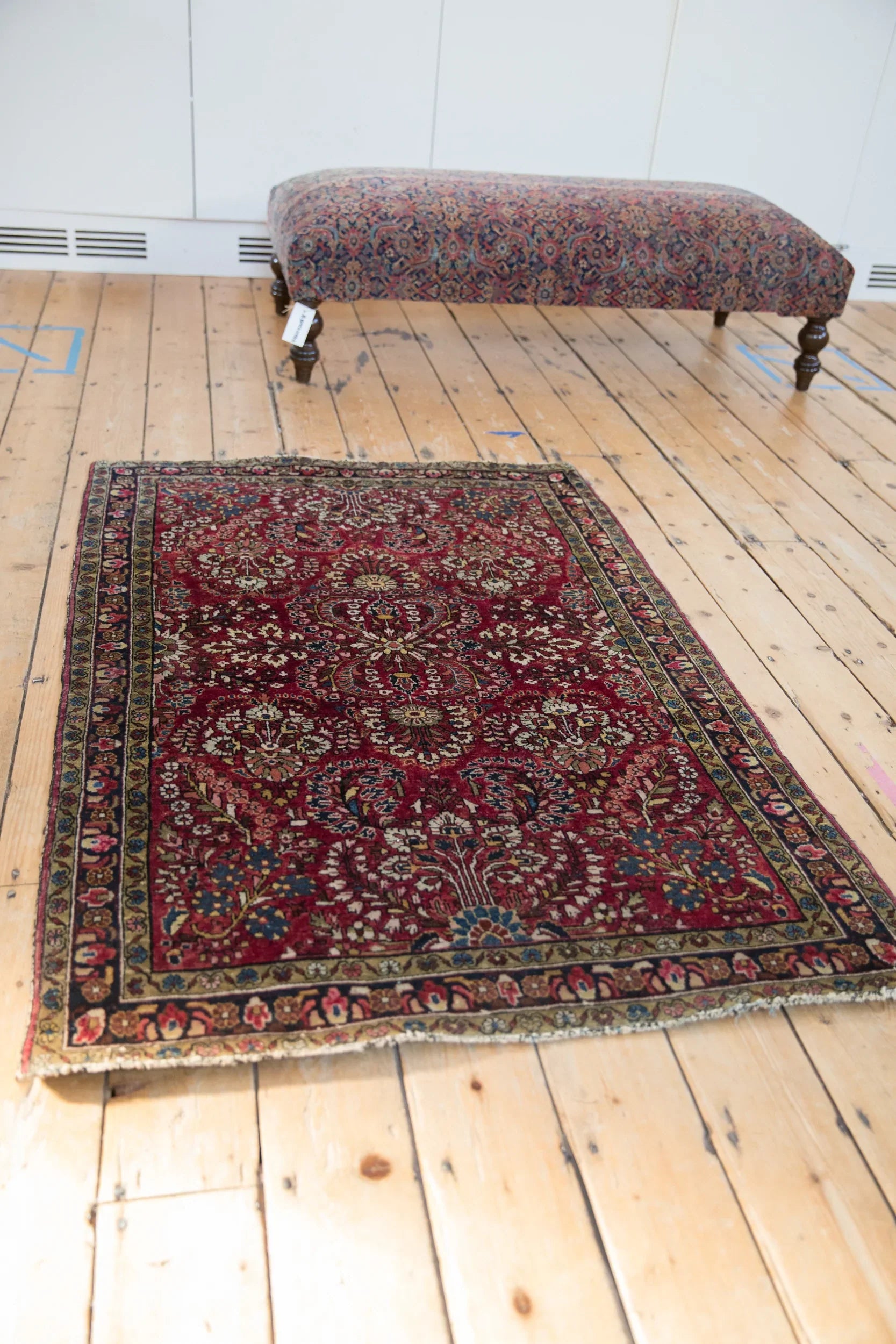 3x5 Antique German Sarouk Rug // ONH Item 11585 Image 3