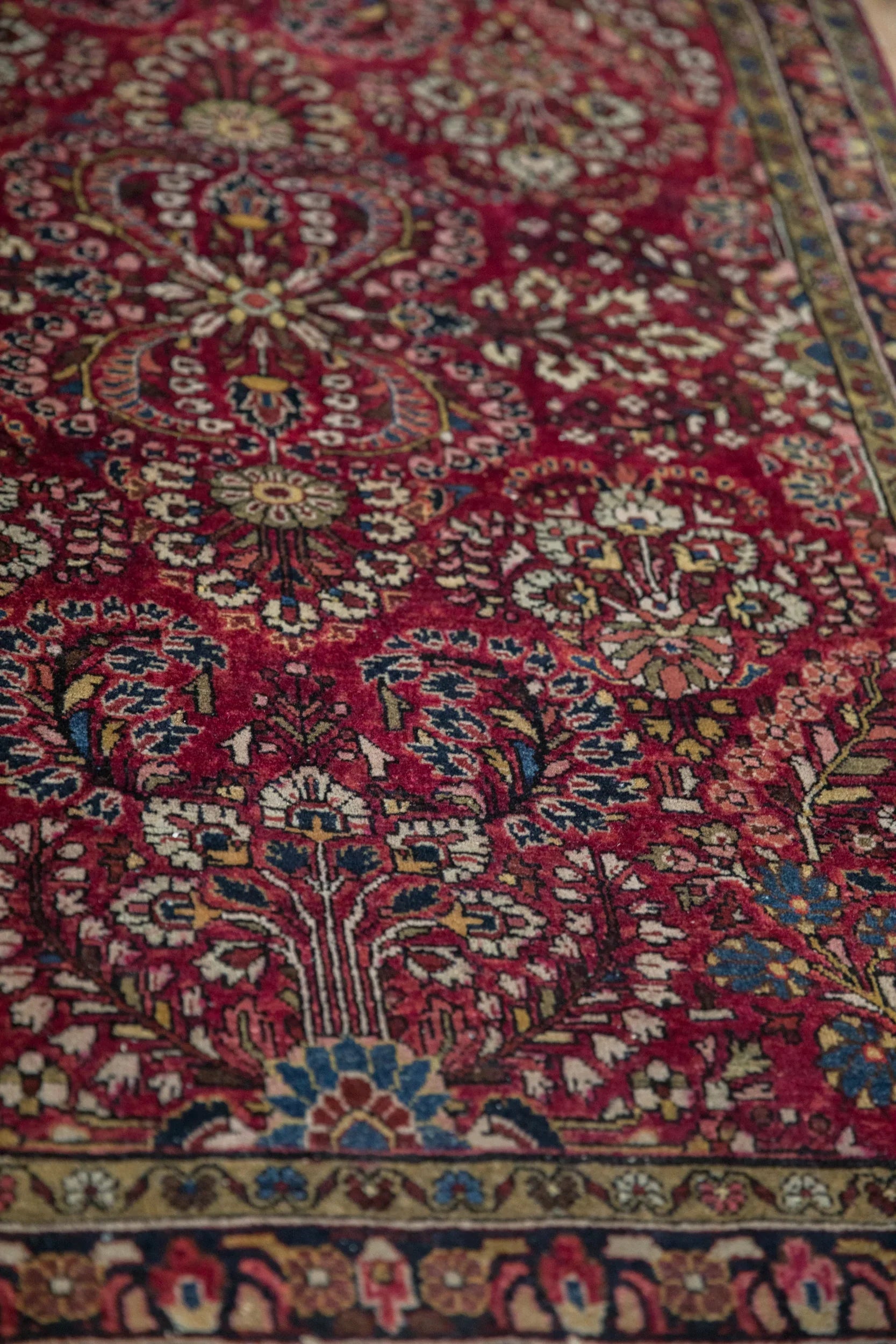3x5 Antique German Sarouk Rug // ONH Item 11585 Image 4