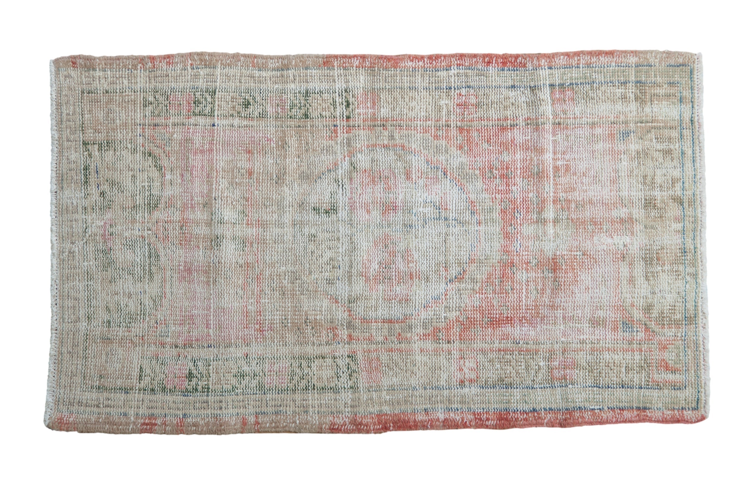 Vintage Distressed Oushak Rug // ONH Item: 11668