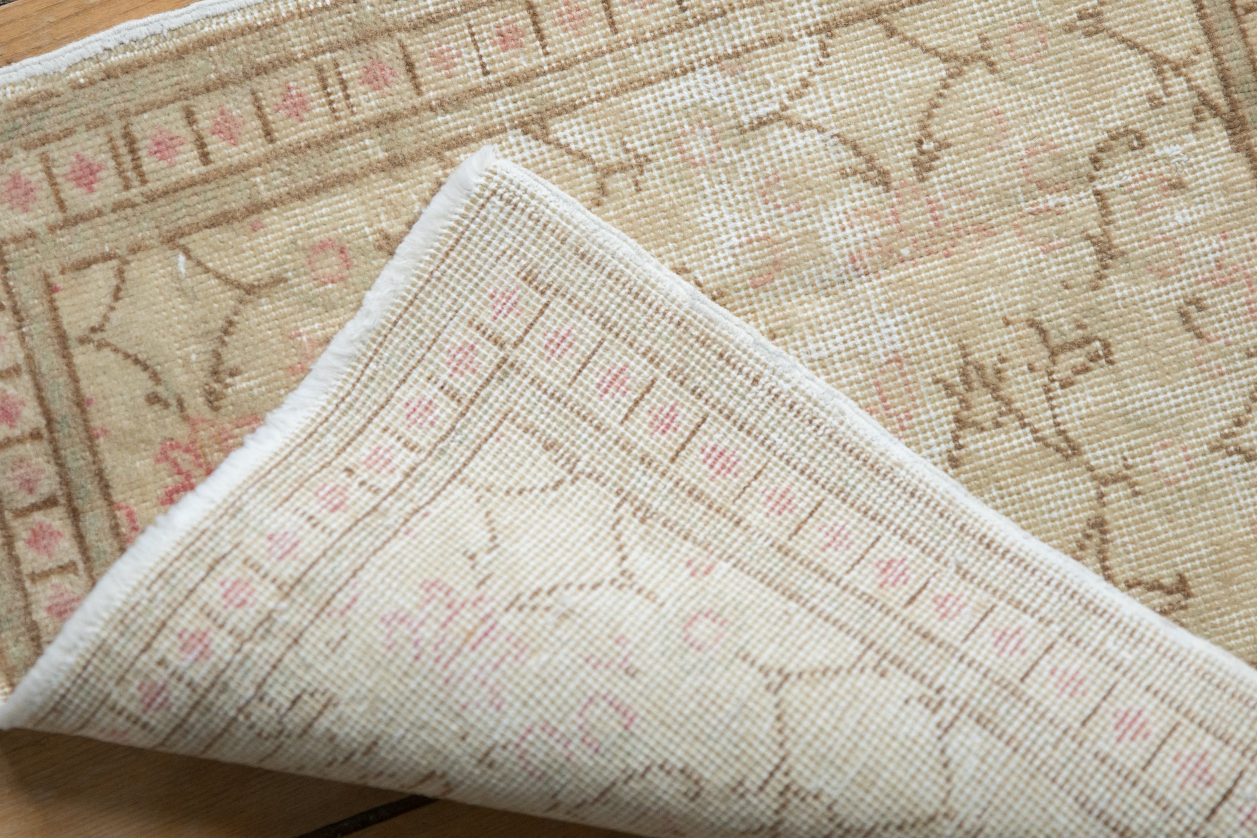 Vintage Distressed Kayseri Square Rug Mat // ONH Item: 11712, Image 5