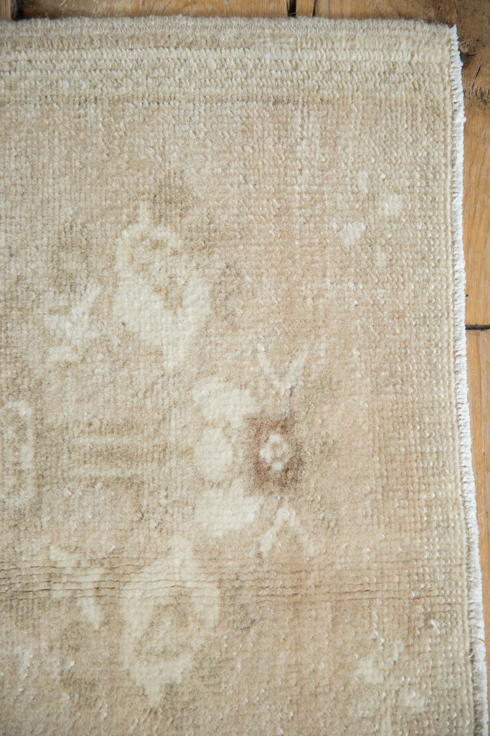 Vintage Distressed Bag Face Oushak Square Rug Mat // ONH Item: 11714, Image 2