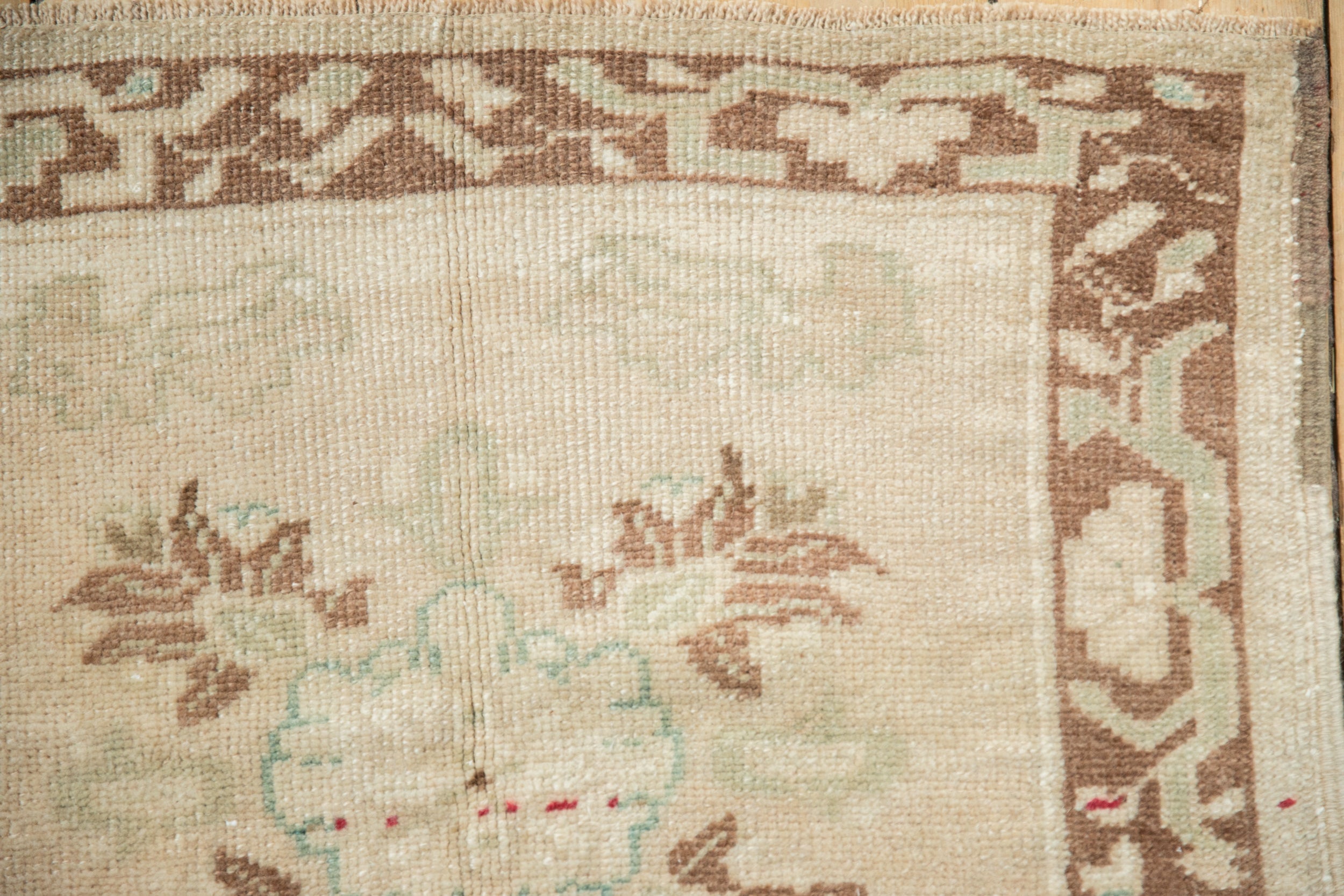 Vintage Distressed Oushak Square Rug Mat // ONH Item: 11735, Image 2