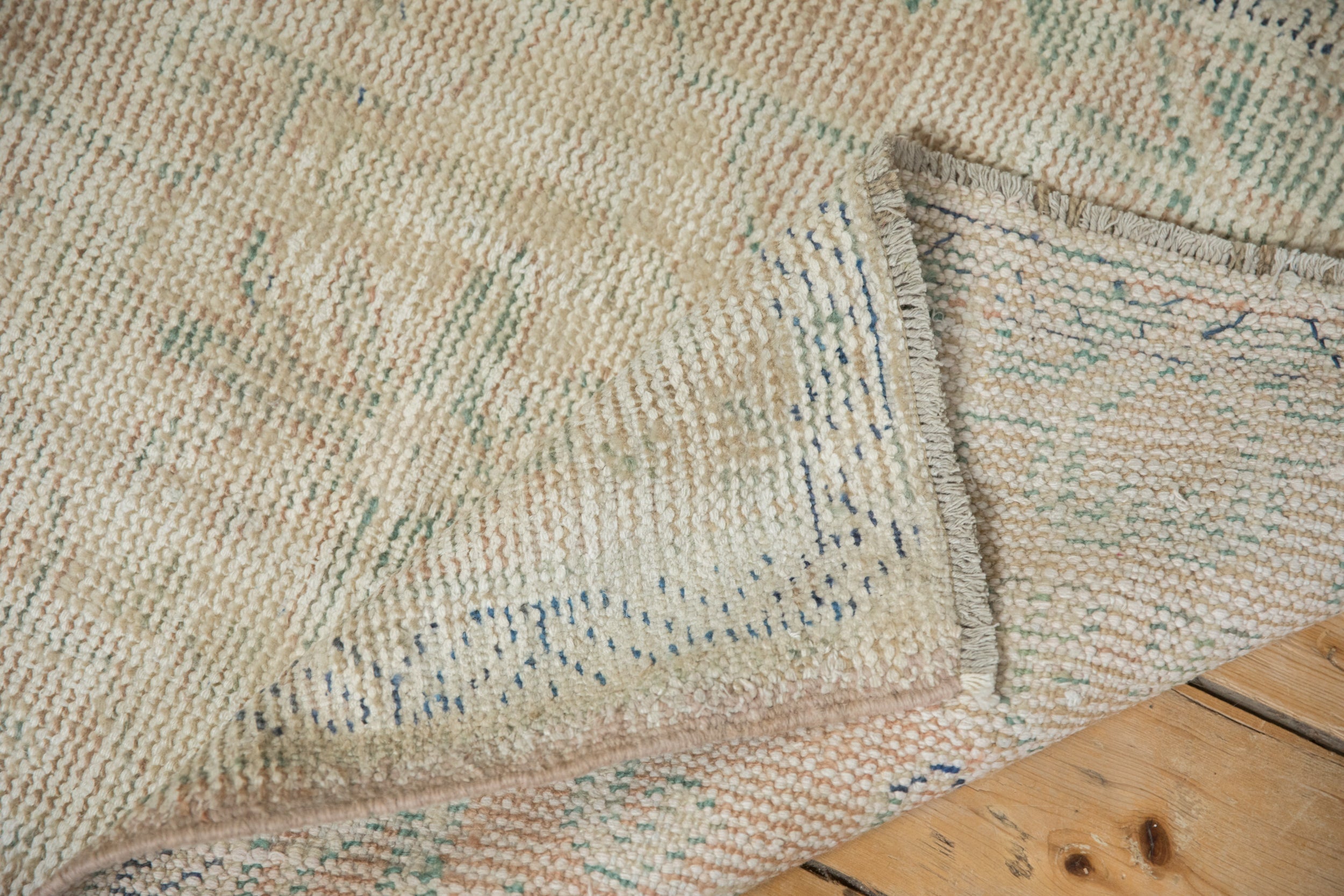 Vintage Distressed Oushak Square Rug // ONH Item: 11772, Image 6