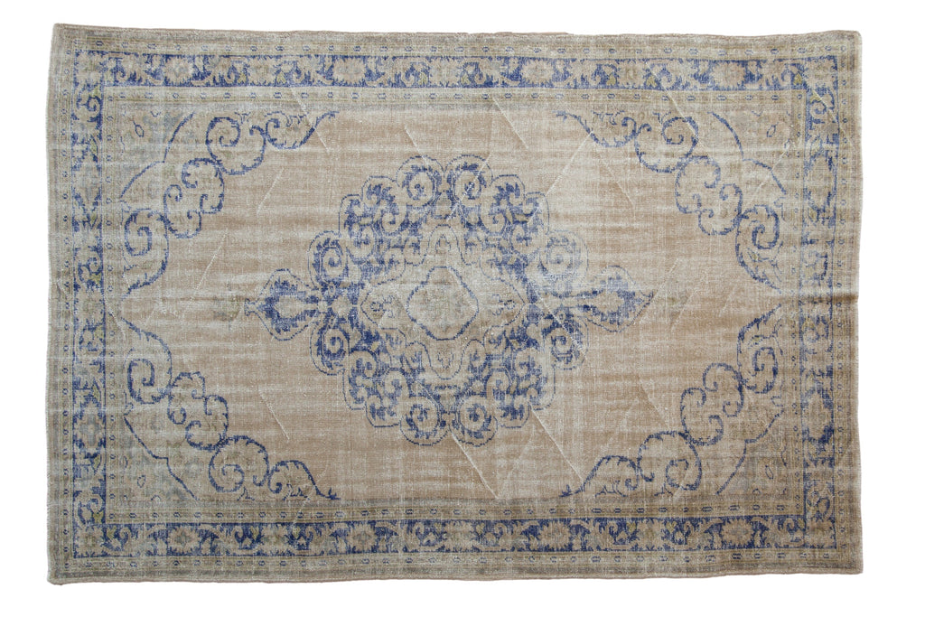Vintage Distressed Oushak Carpet // ONH Item: 11777
