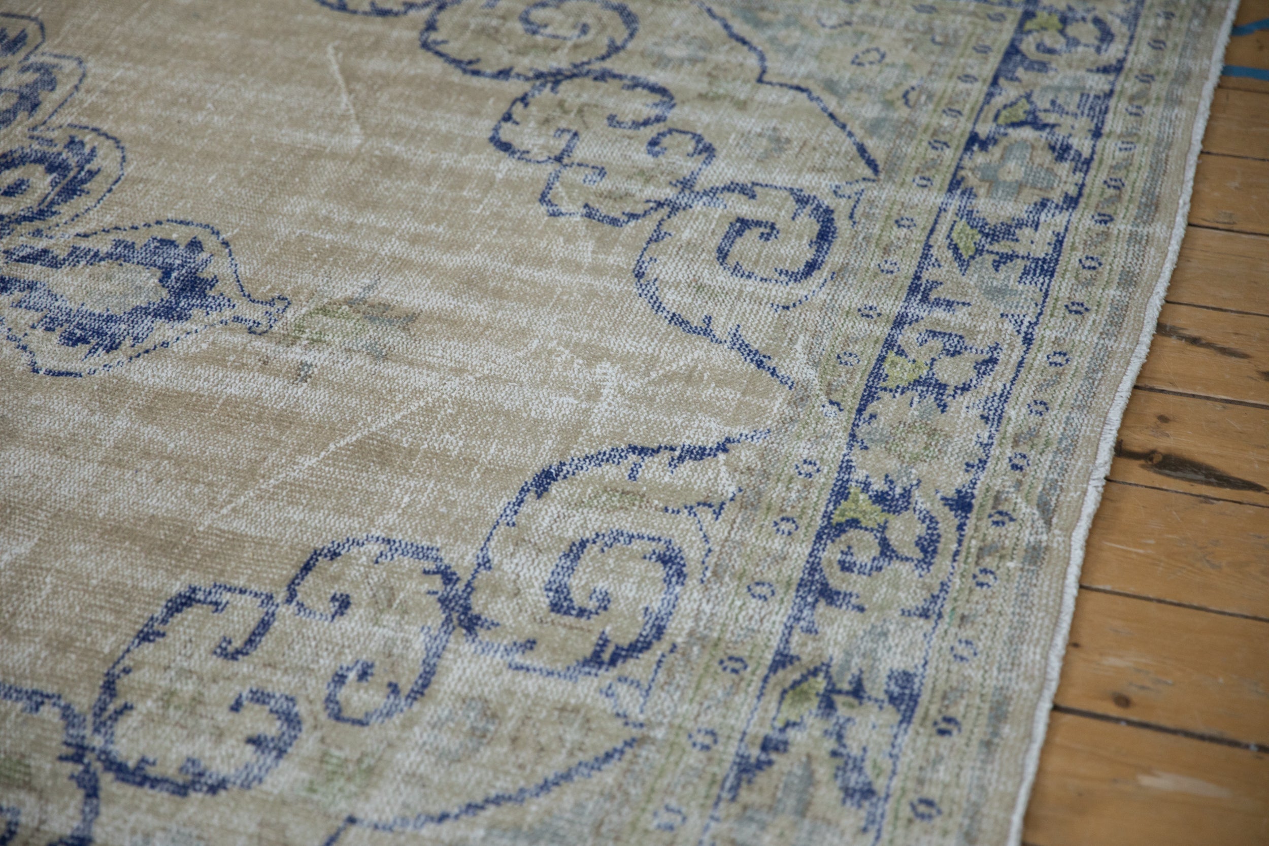Vintage Distressed Oushak Carpet // ONH Item: 11777, Image 6