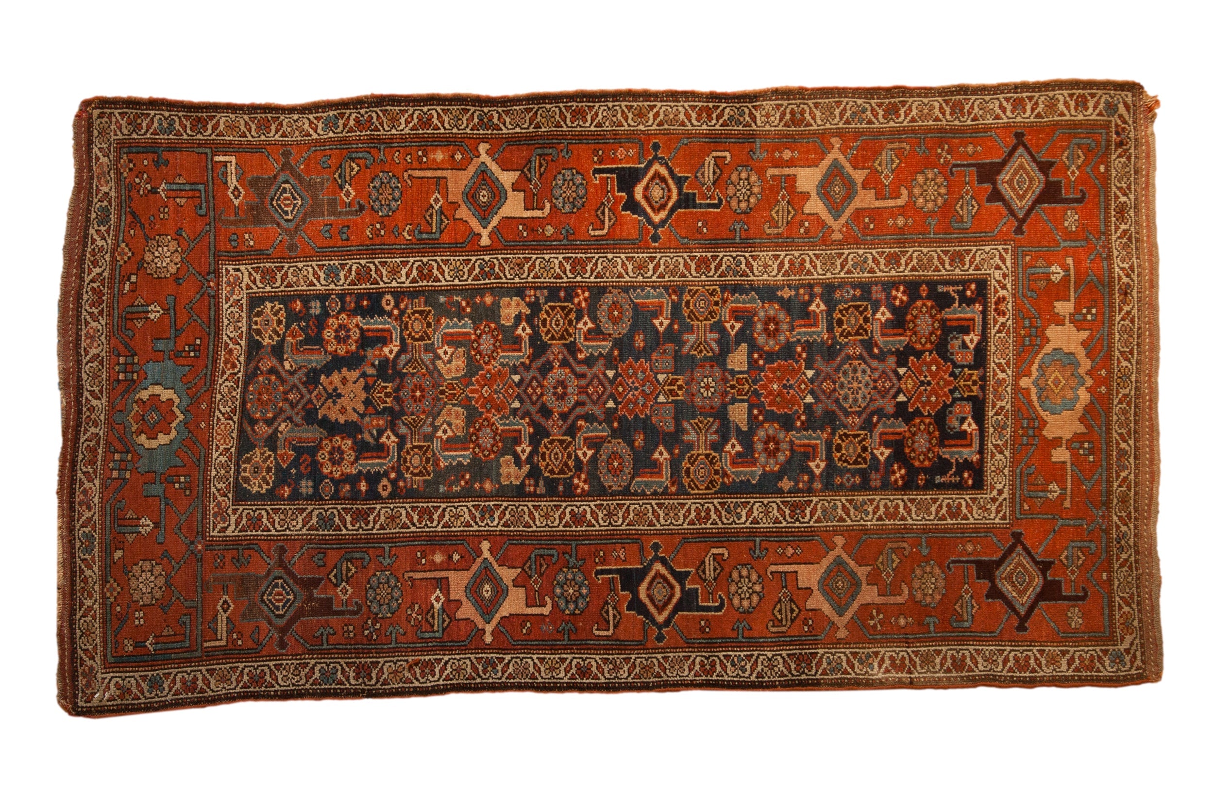 Antique Kurdish Hamadan Rug // ONH Item: 11938