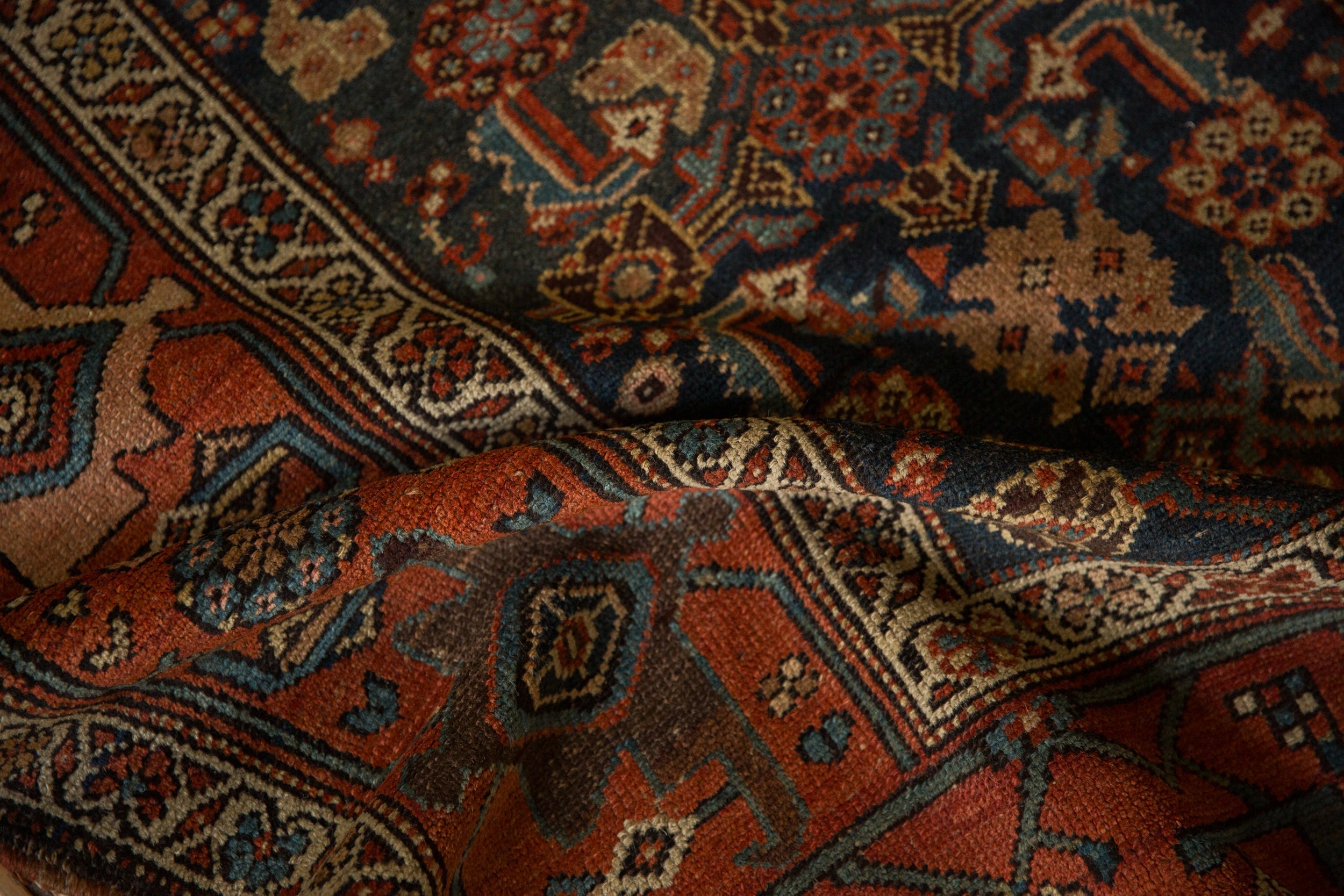 Antique Kurdish Hamadan Rug // ONH Item: 11938, Image 9