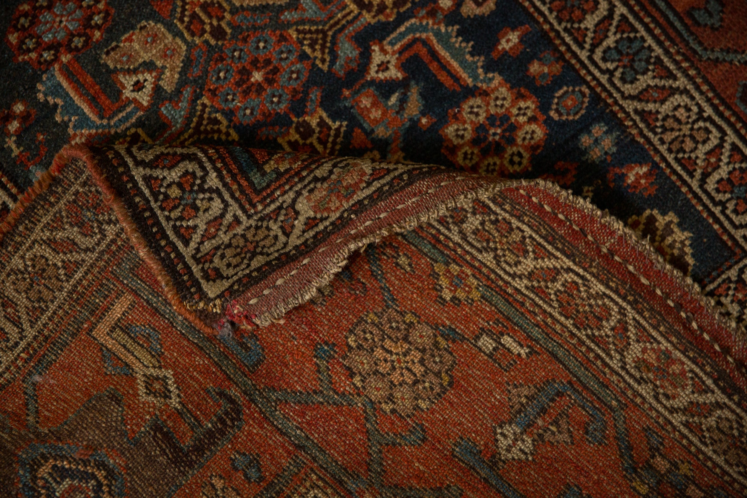 Antique Kurdish Hamadan Rug // ONH Item: 11938, Image 10
