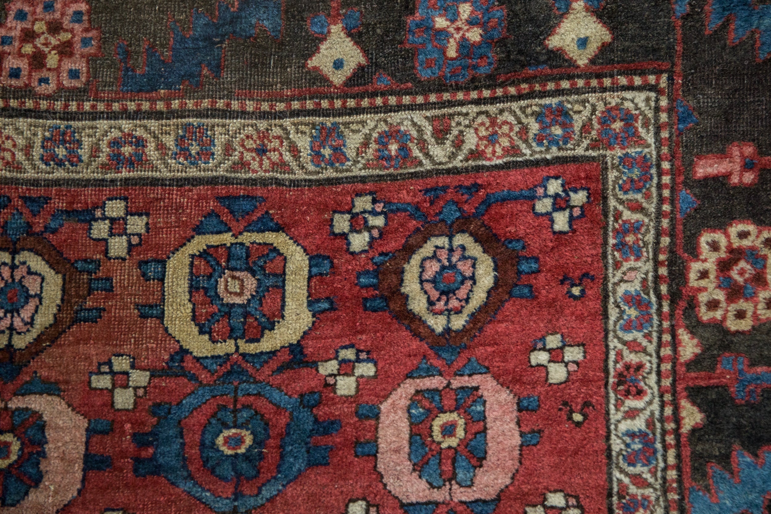 4x5.5 Antique Kurdish Bijar Rug // ONH Item 12010 Image 2