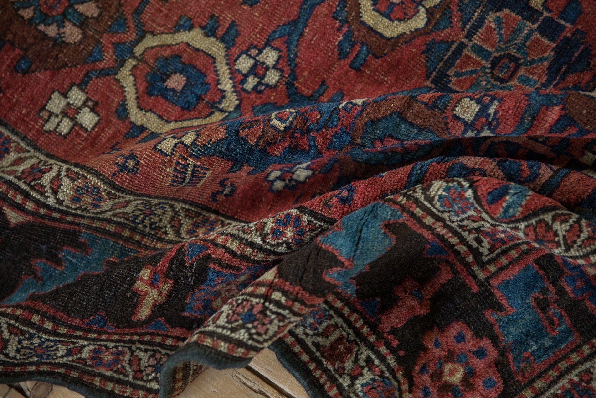 4x5.5 Antique Kurdish Bijar Rug // ONH Item 12010 Image 8