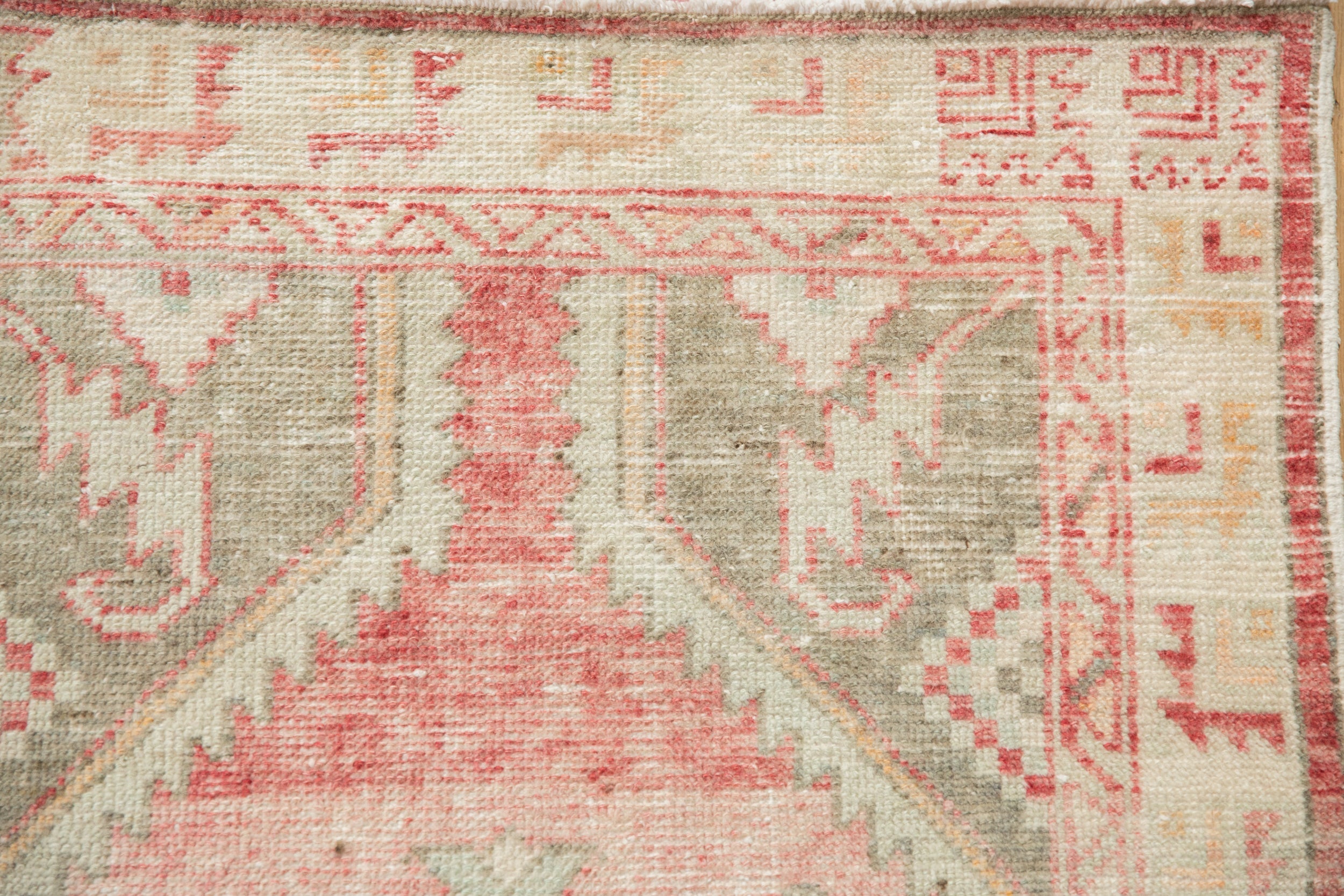 Vintage Distressed Oushak Rug Runner // ONH Item: 12028, Image 2