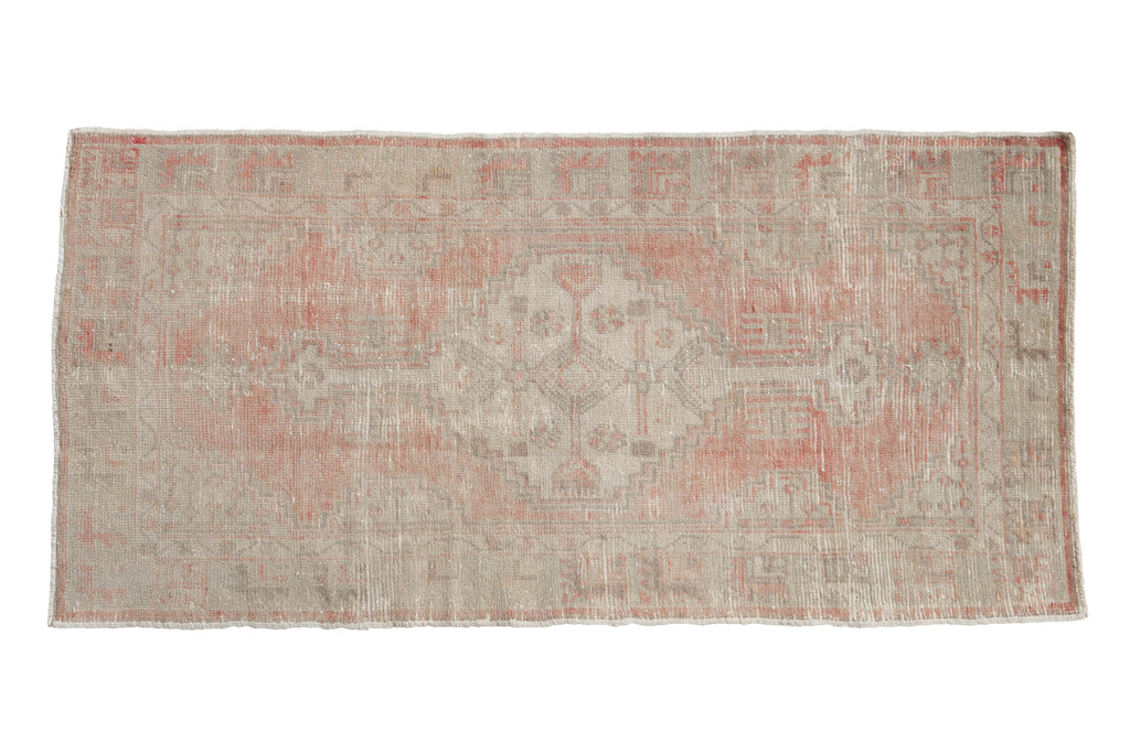 Vintage Distressed Oushak Rug Runner // ONH Item: 12037