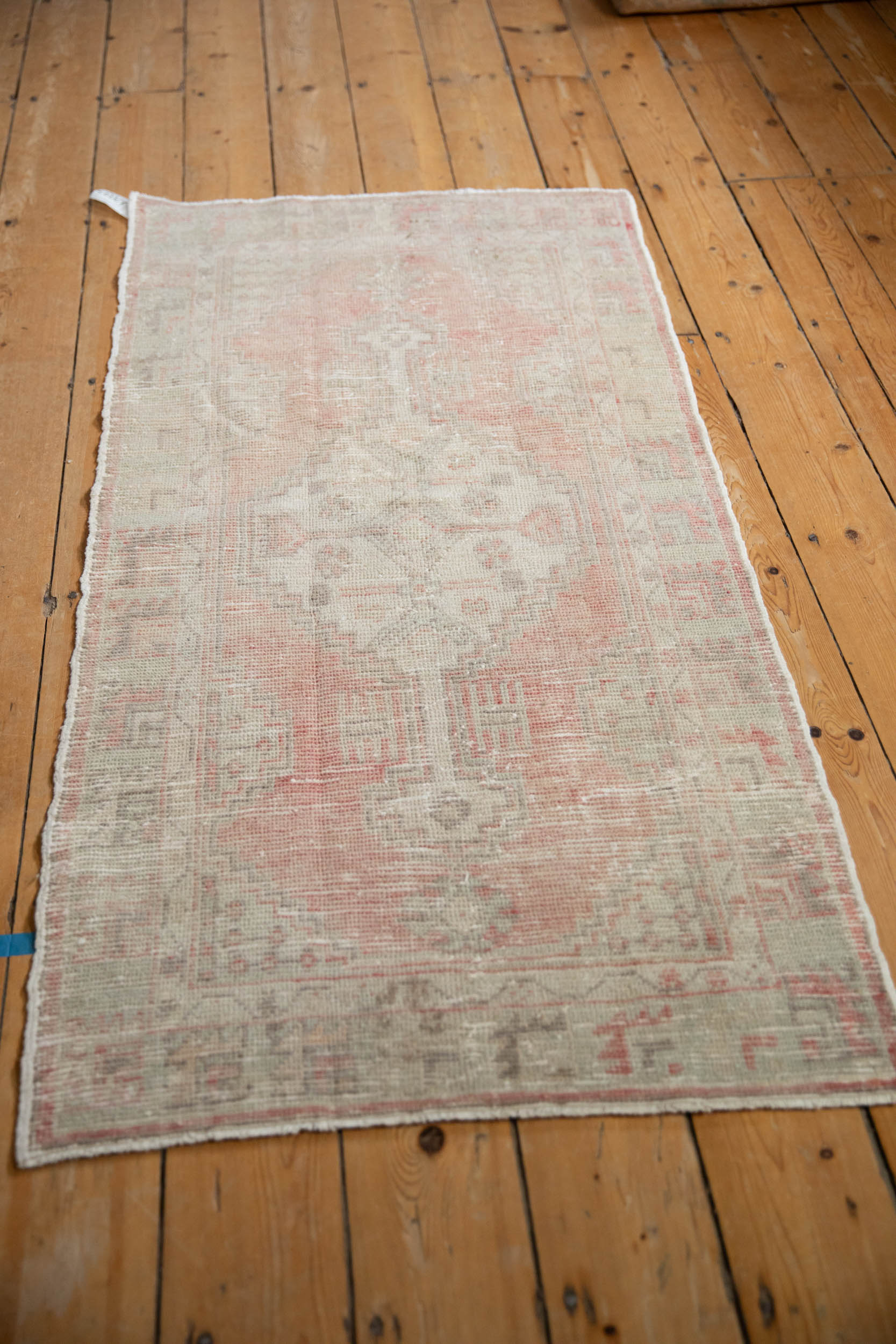 Vintage Distressed Oushak Rug Runner // ONH Item: 12037, Image 3