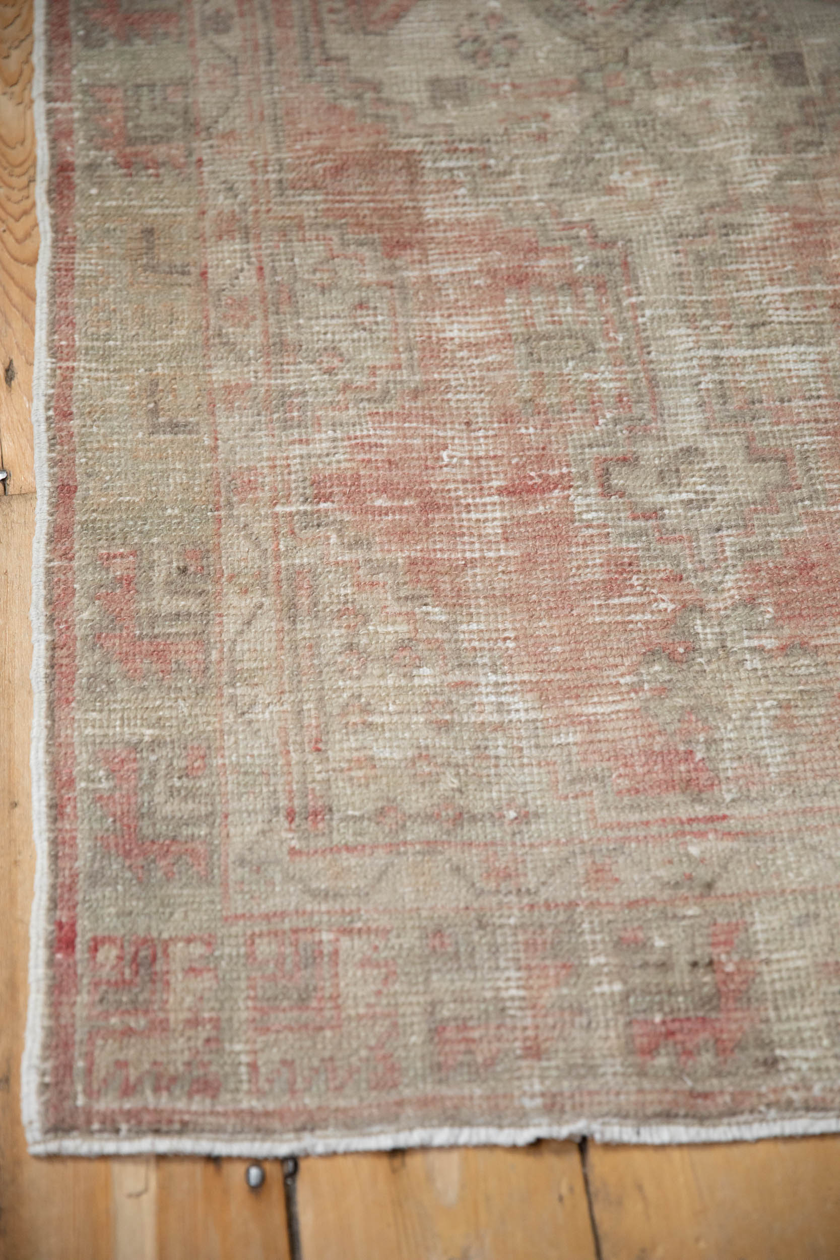 Vintage Distressed Oushak Rug Runner // ONH Item: 12037, Image 5