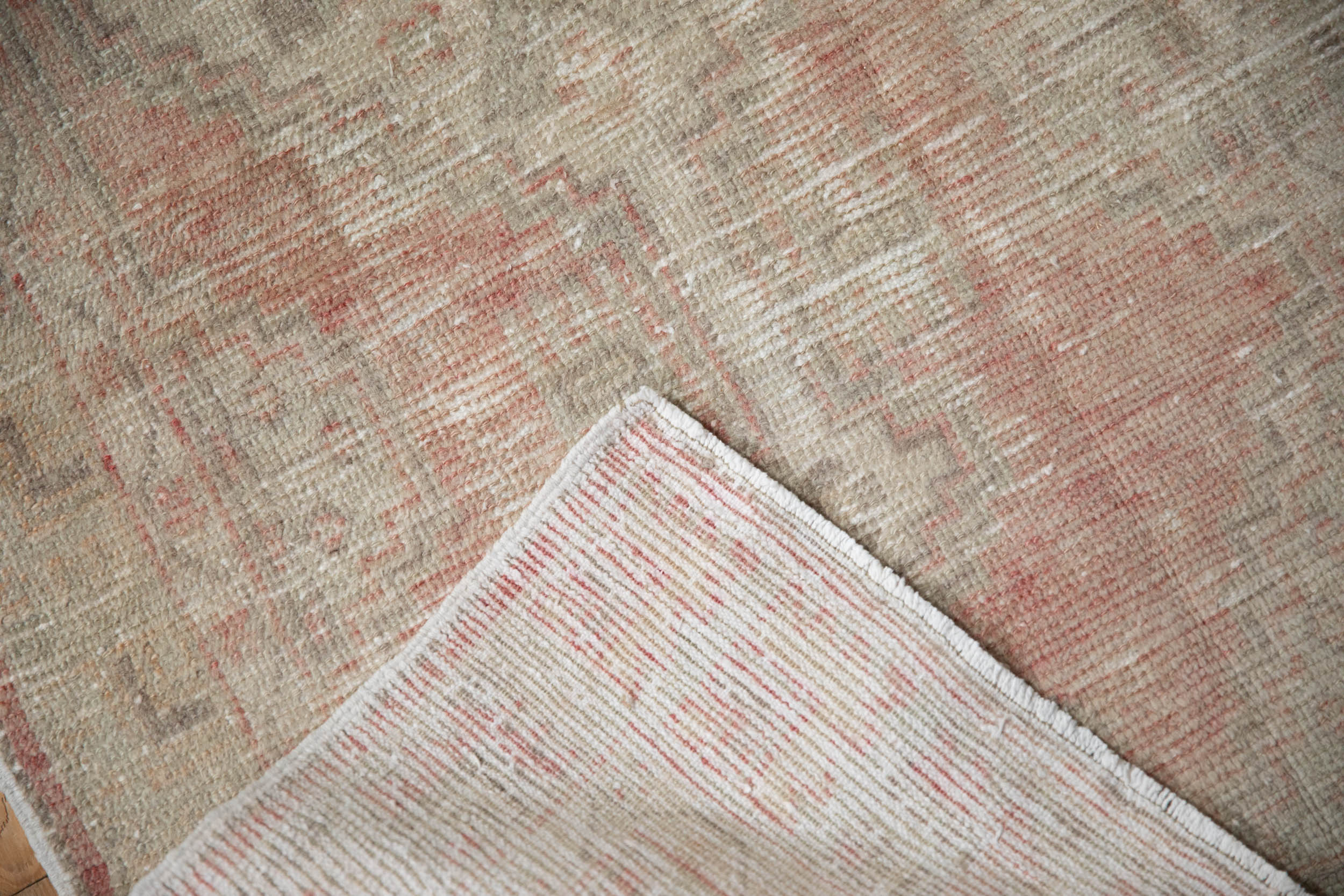 Vintage Distressed Oushak Rug Runner // ONH Item: 12037, Image 7