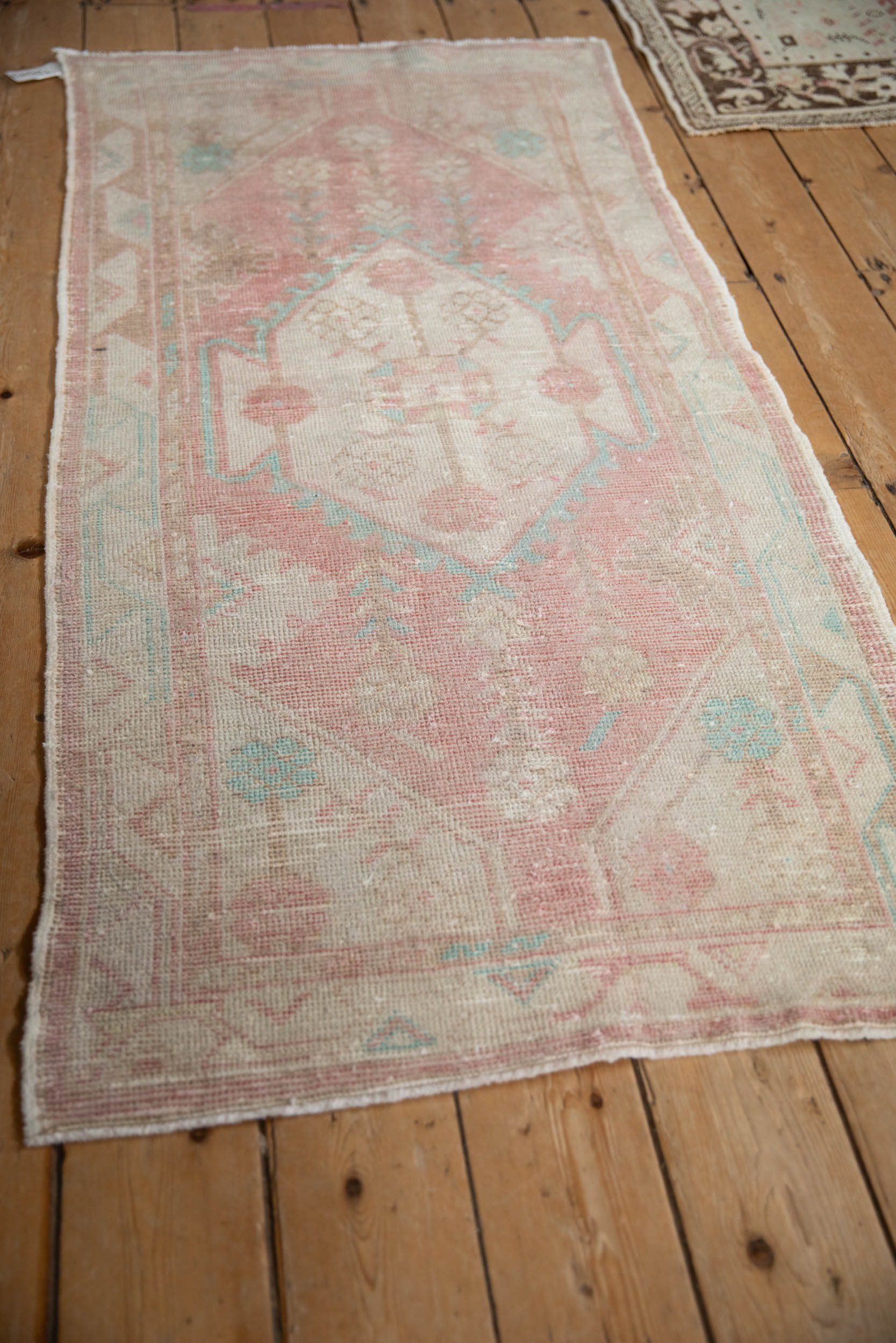 Vintage Distressed Oushak Rug Runner // ONH Item: 12043, Image 3