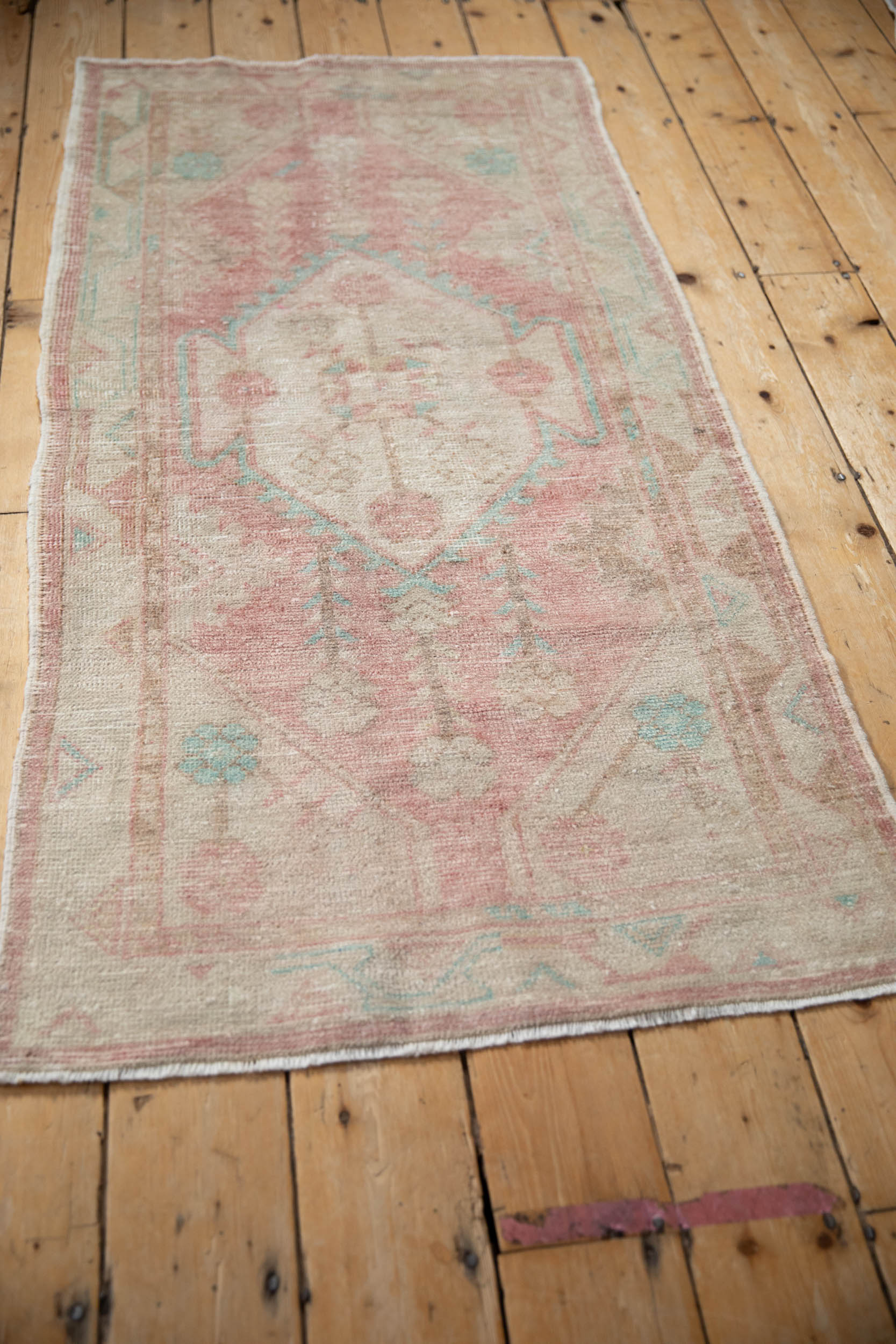 Vintage Distressed Oushak Rug Runner // ONH Item: 12043, Image 5
