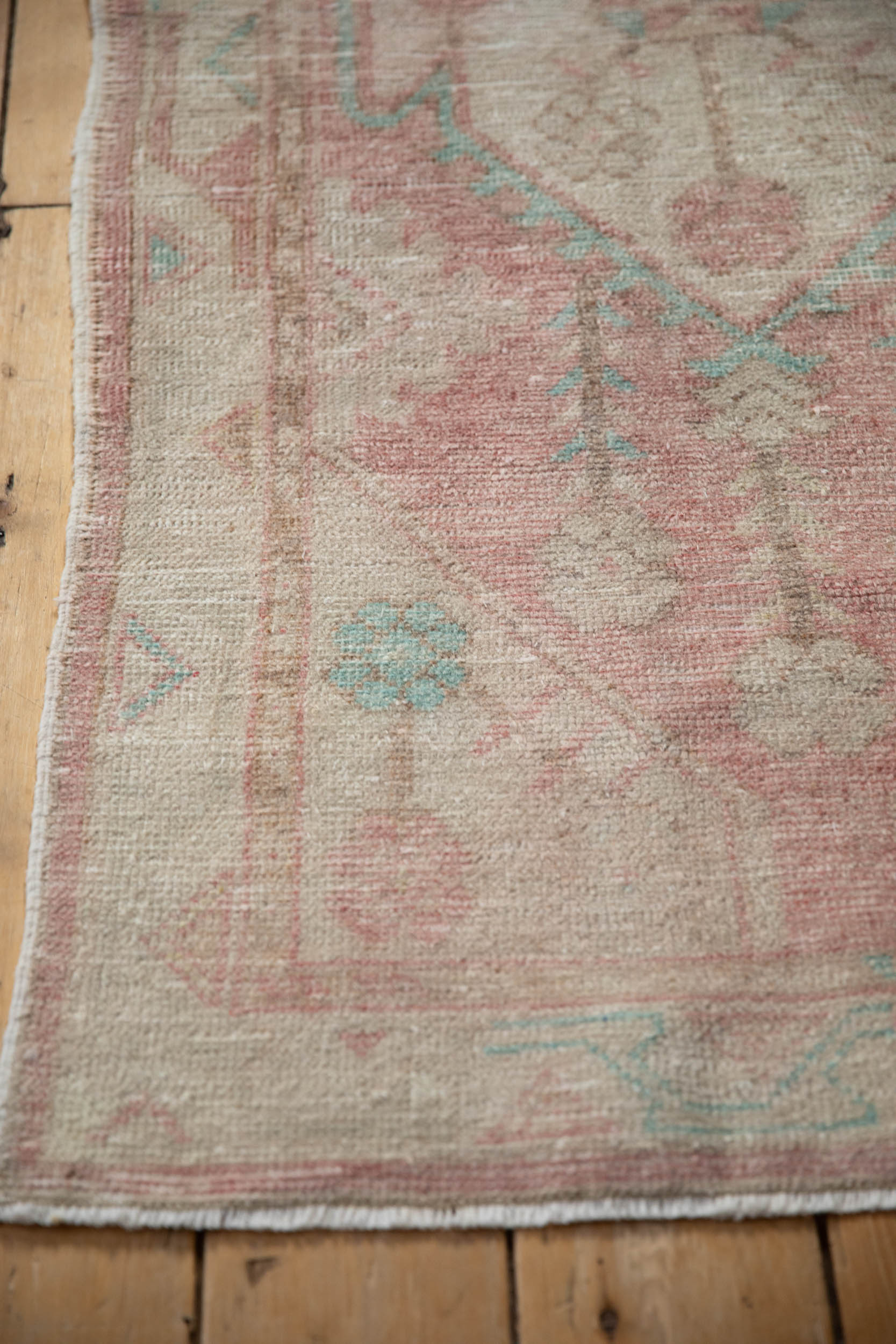 Vintage Distressed Oushak Rug Runner // ONH Item: 12043, Image 6