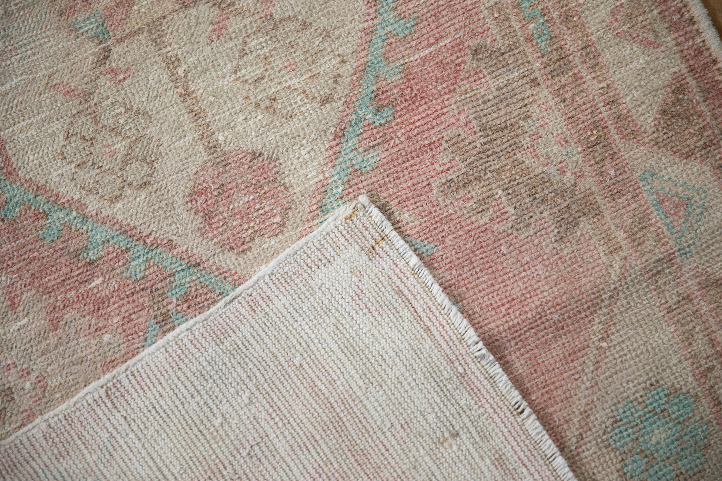 Vintage Distressed Oushak Rug Runner // ONH Item: 12043, Image 8