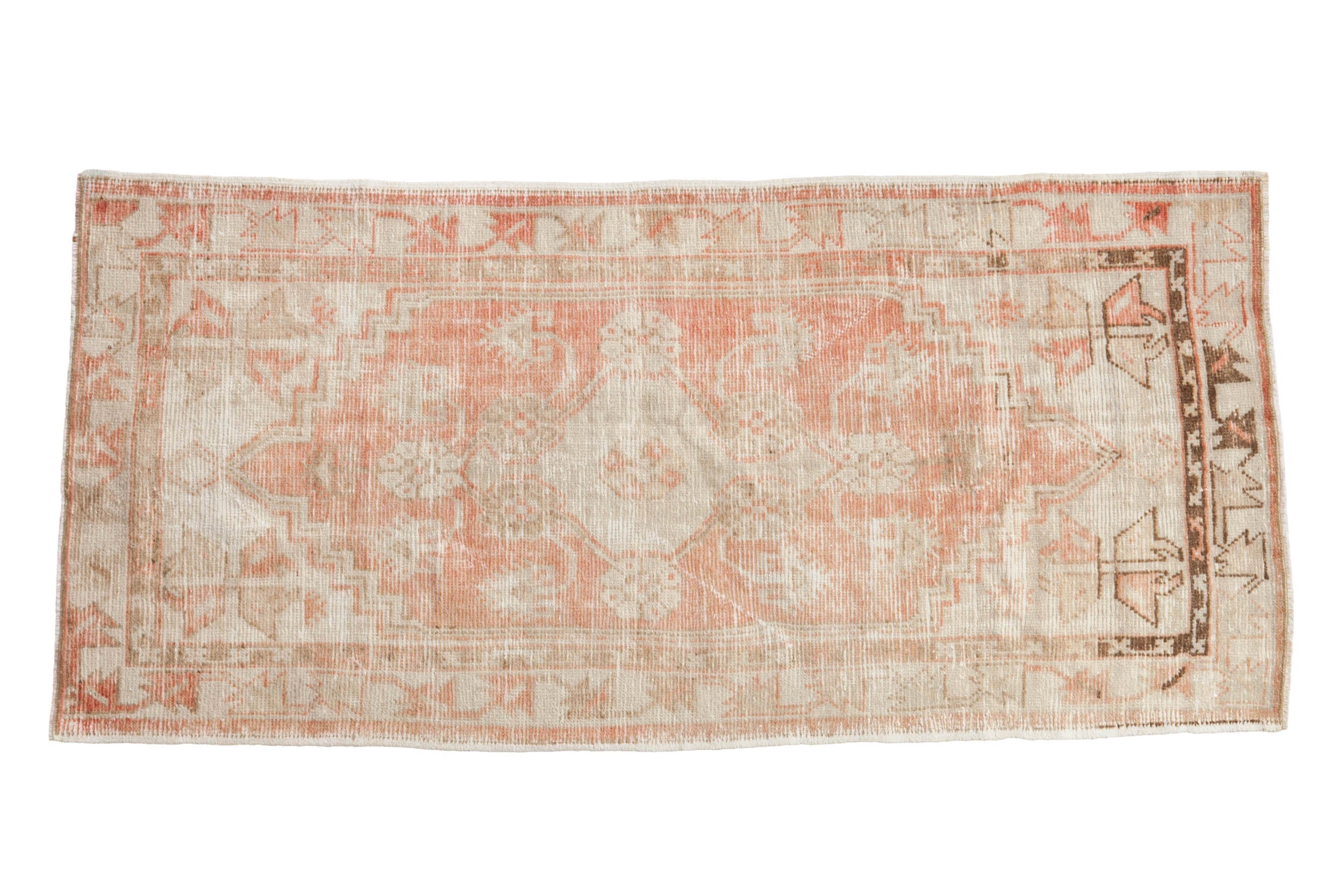 Vintage Distressed Oushak Rug Runner // ONH Item: 12044