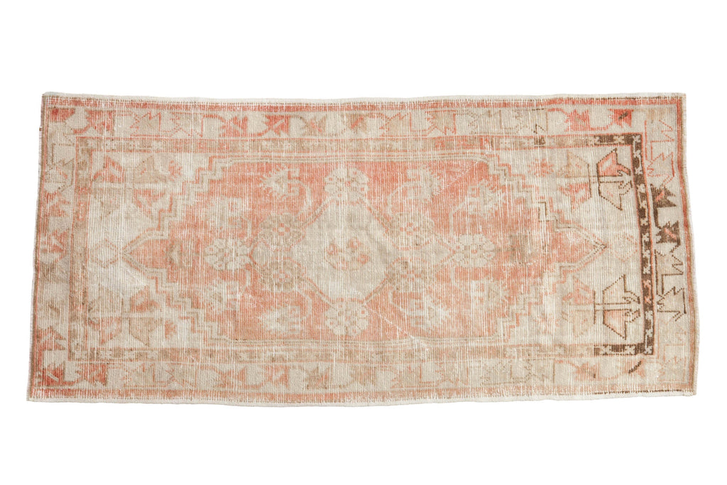 Vintage Distressed Oushak Rug Runner // ONH Item: 12044
