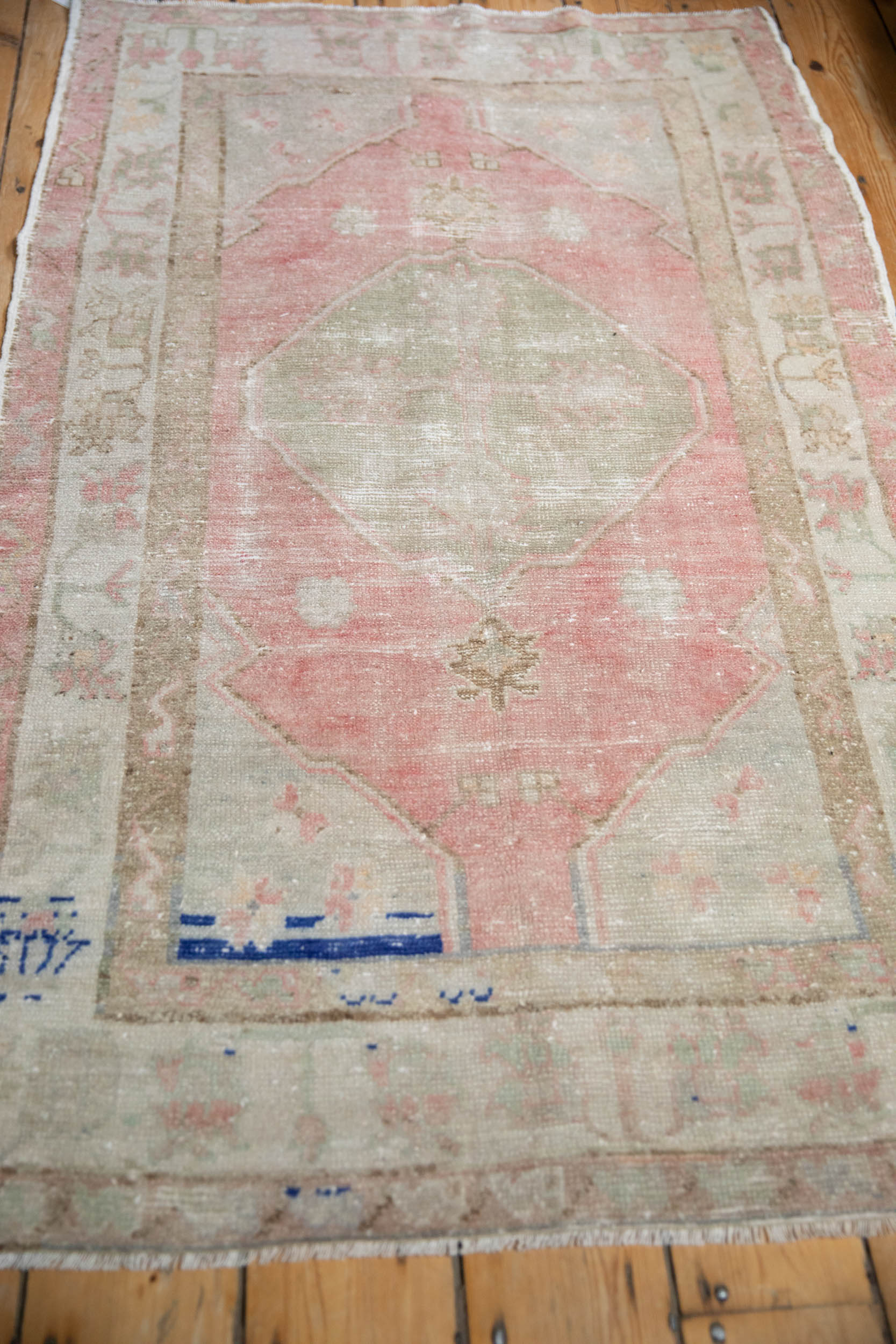 Vintage Distressed Oushak Rug // ONH Item: 12052, Image 2