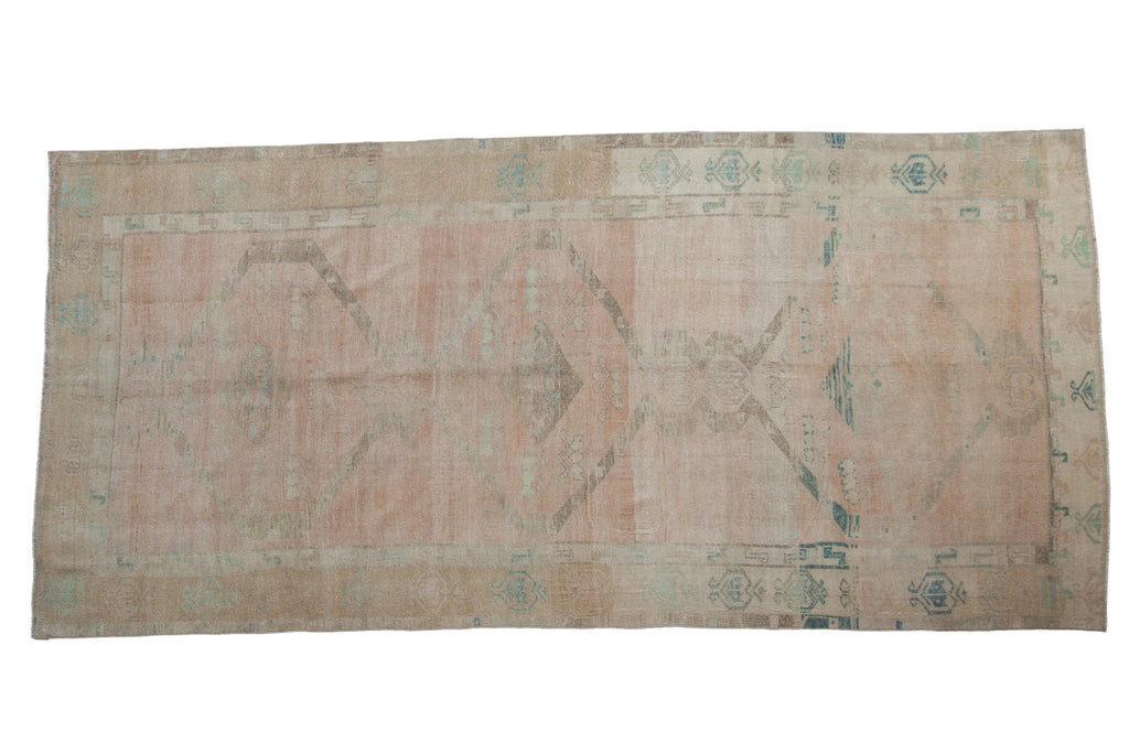 5x11 Vintage Distressed Oushak Rug Runner // ONH Item 12066