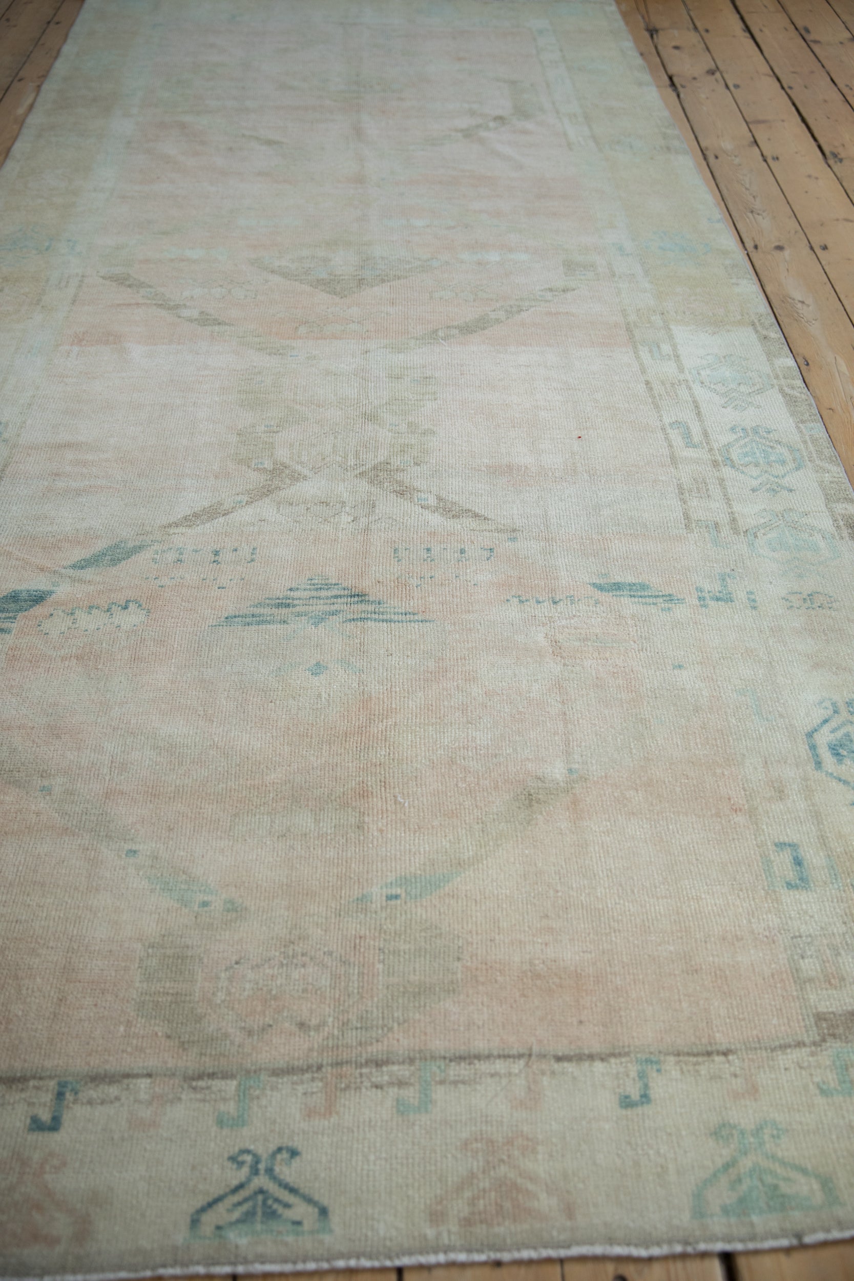 5x11 Vintage Distressed Oushak Rug Runner // ONH Item 12066 Image 5