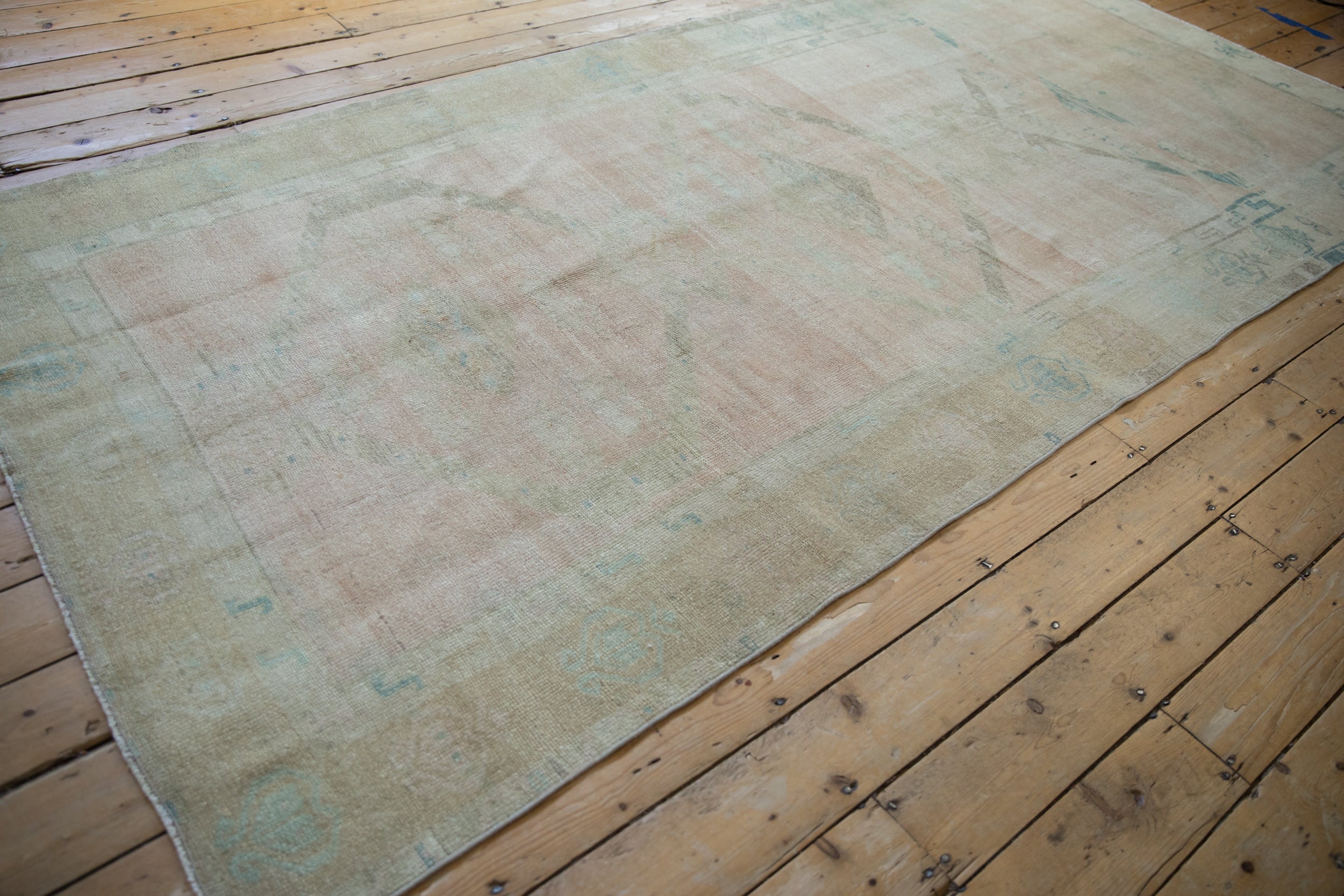 5x11 Vintage Distressed Oushak Rug Runner // ONH Item 12066 Image 8